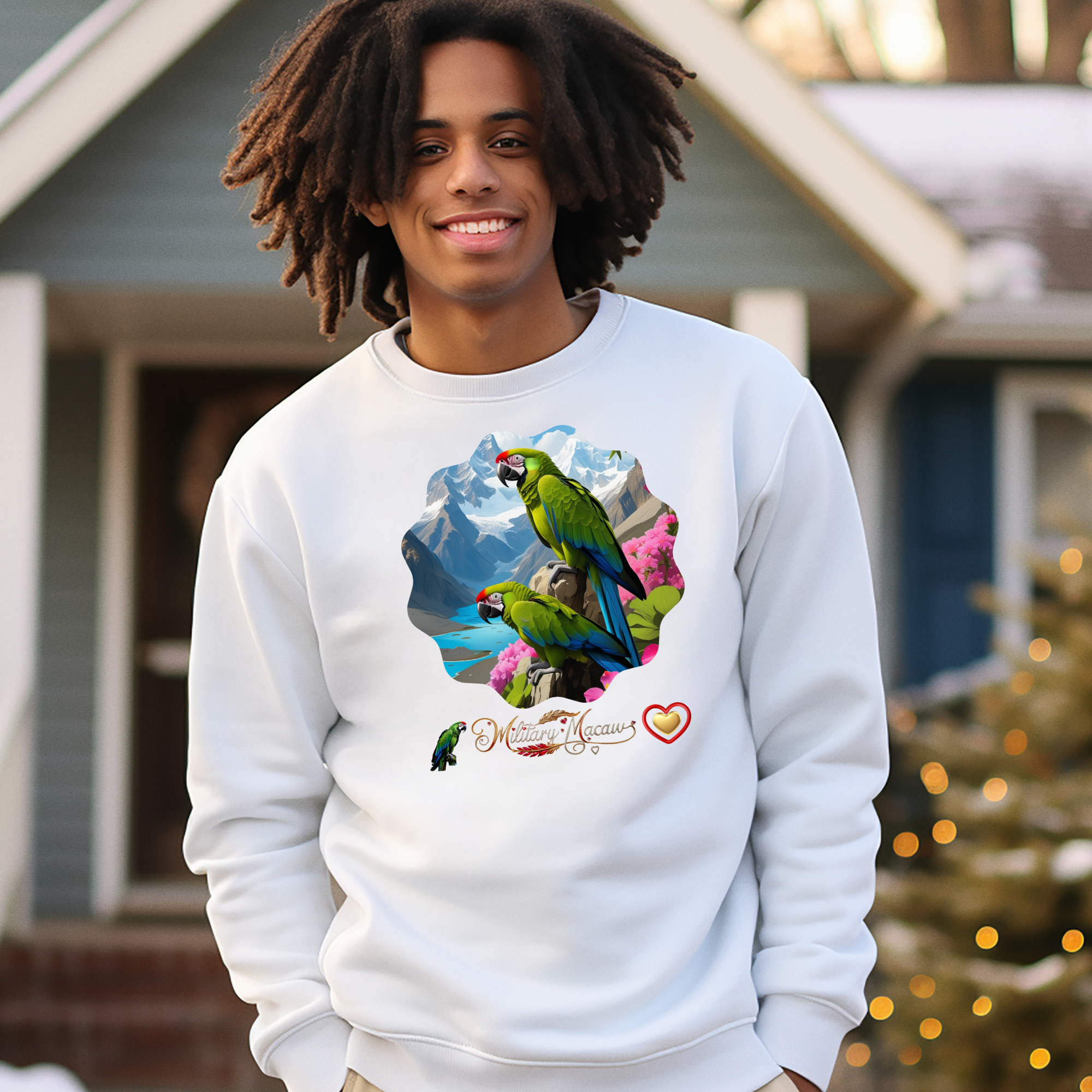 Military Macaw Mountain Sweatshirt