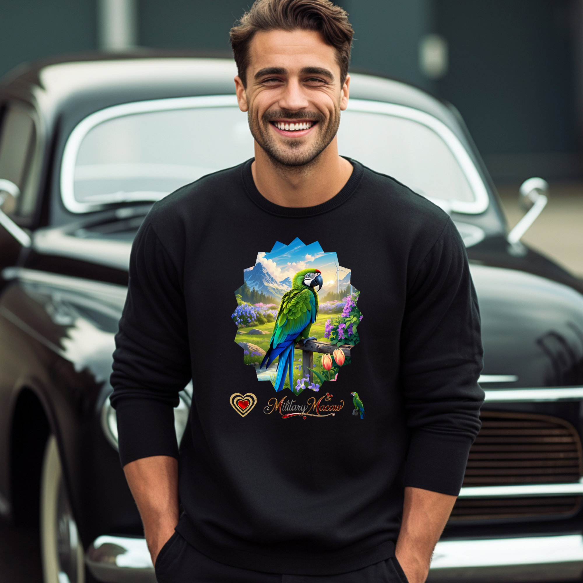 Military Macaw Nature Sweatshirt