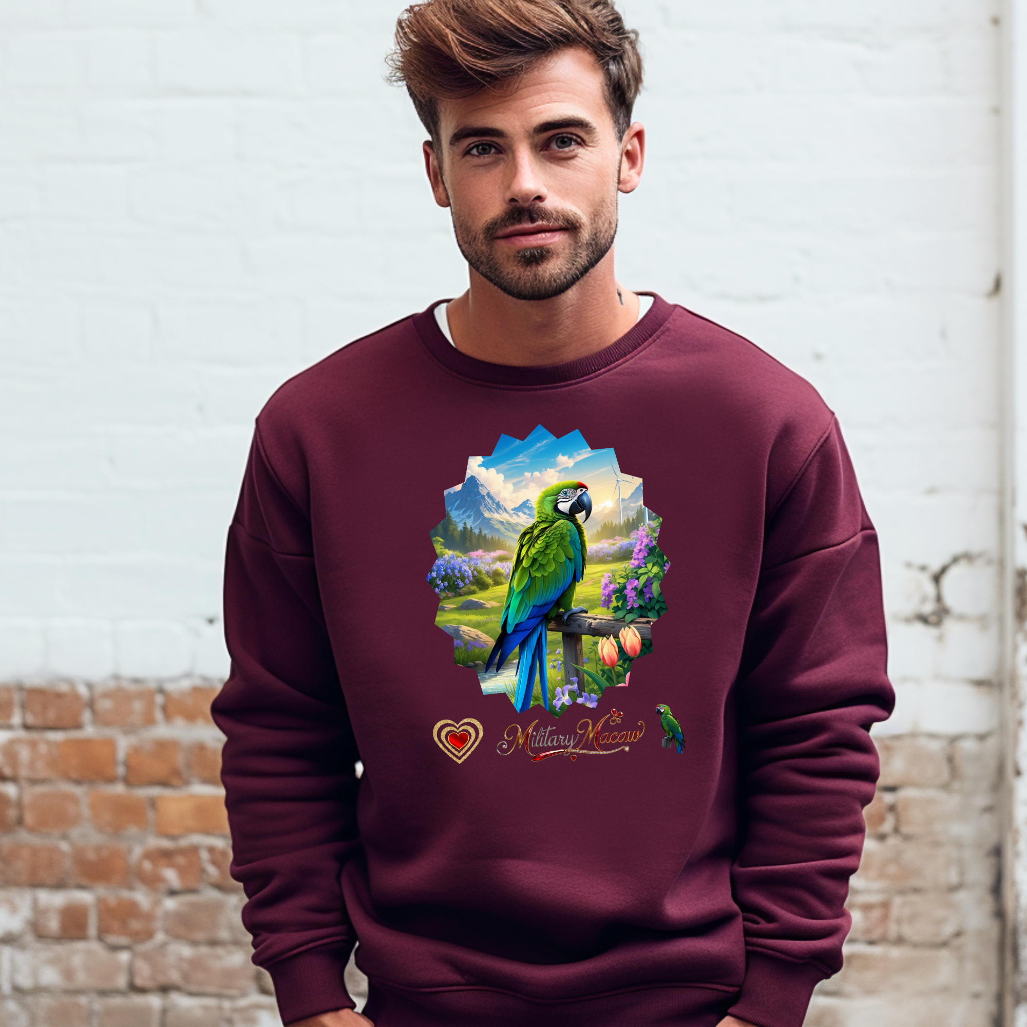 Military Macaw Nature Sweatshirt