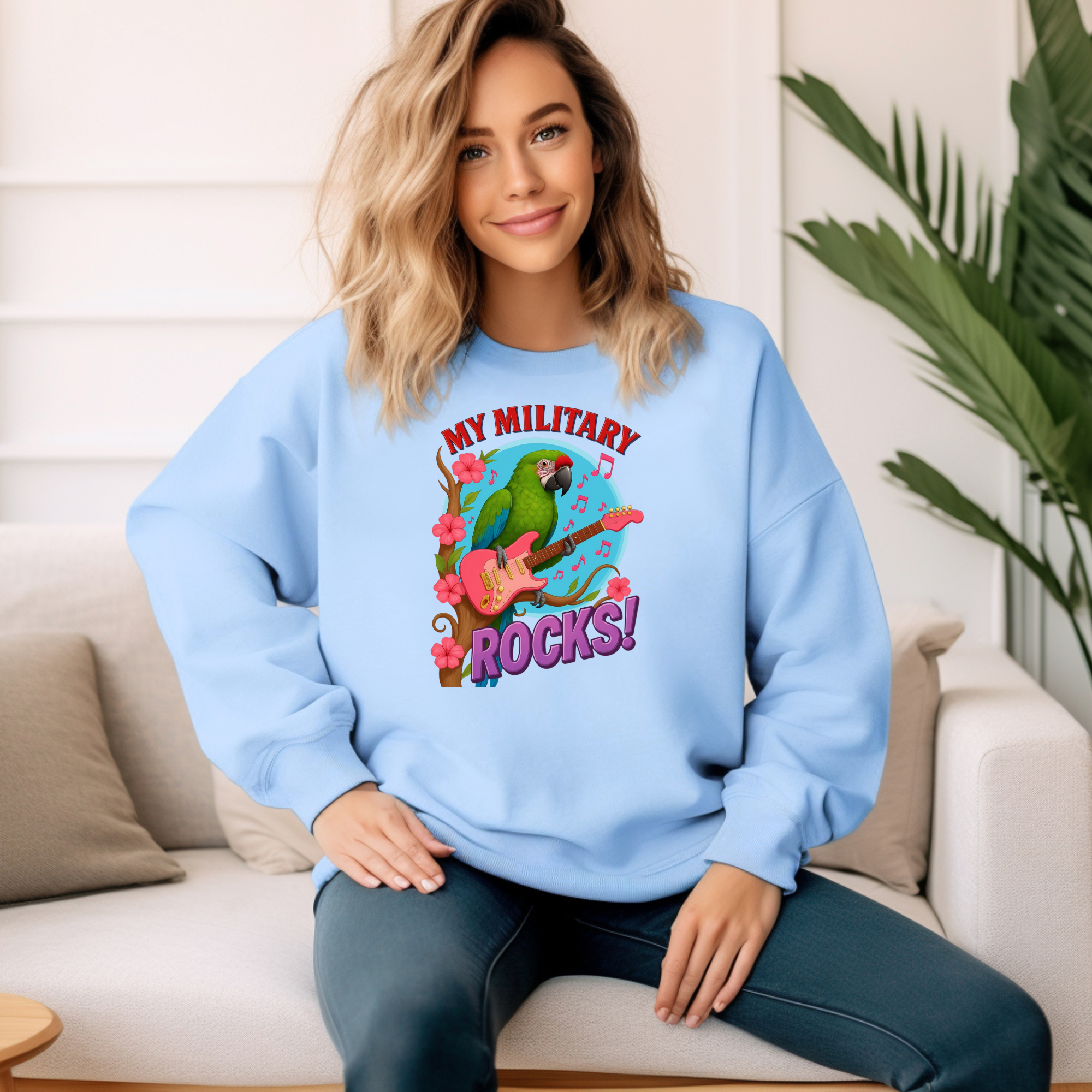 Military Rocks Music Sweatshirt