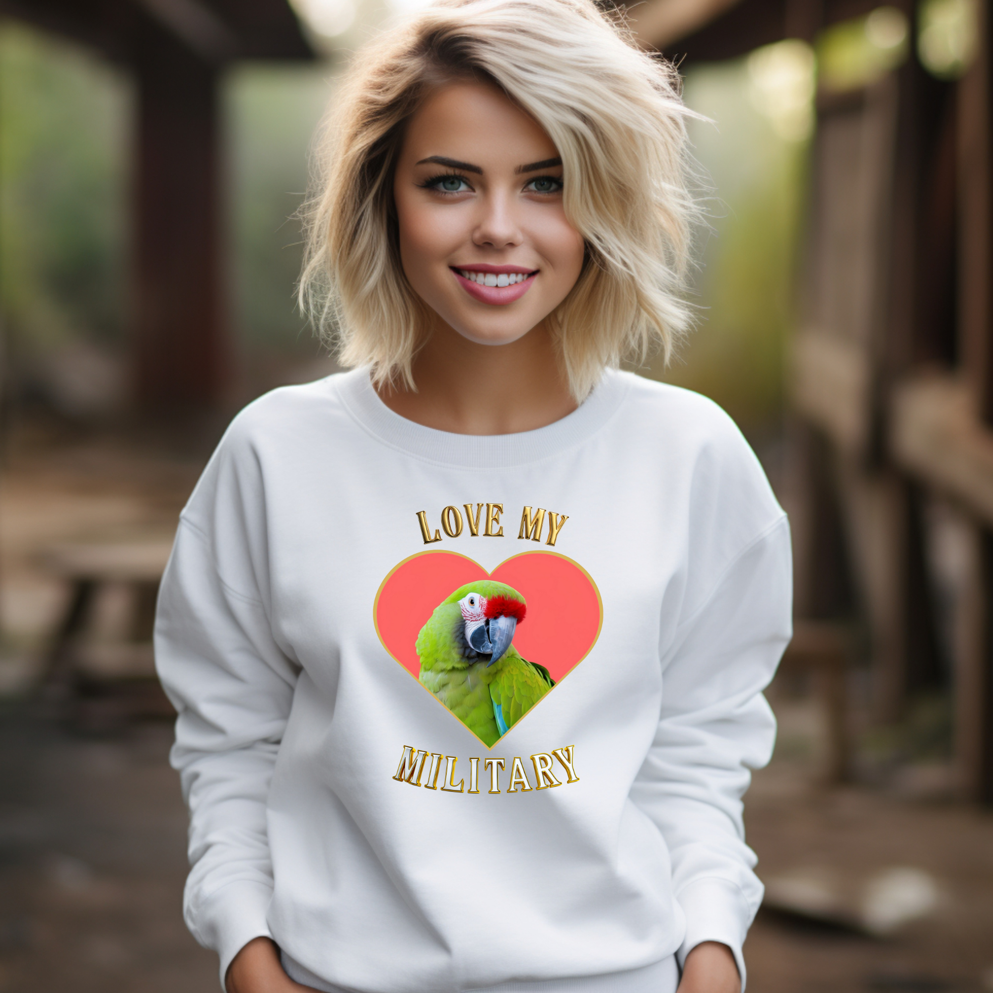 Love My Military Sweatshirt