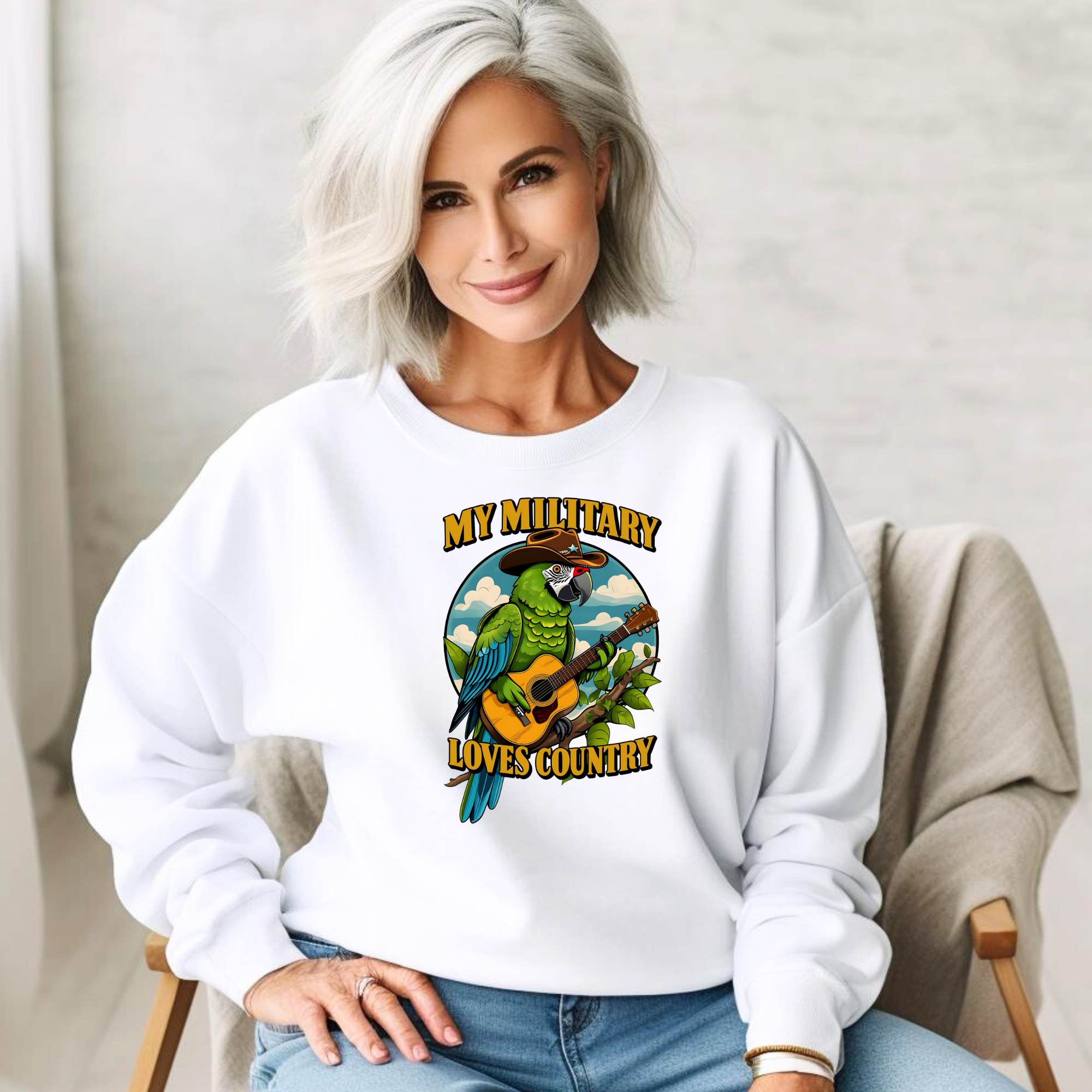 Military Loves Country Sweatshirt