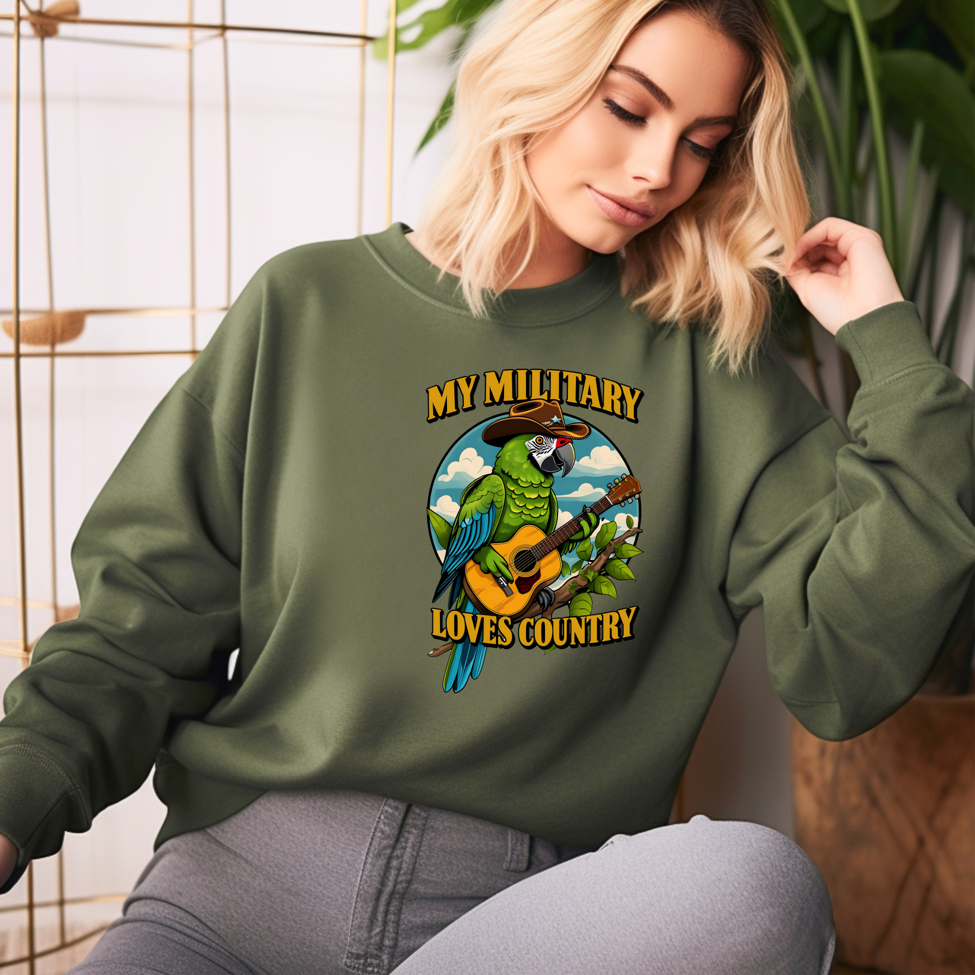 Military Loves Country Sweatshirt