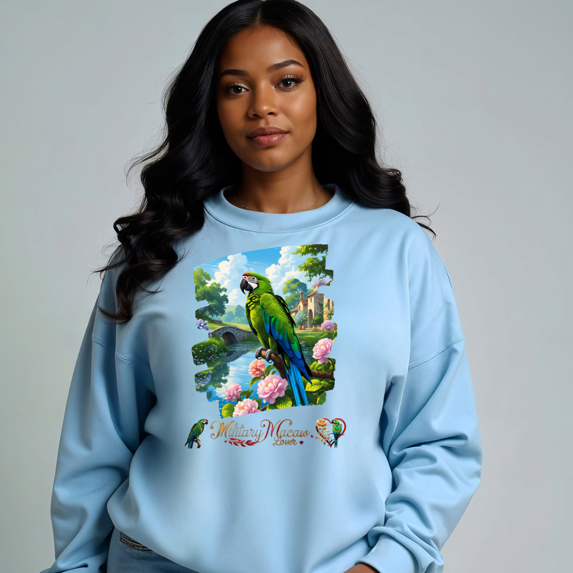 Military Macaw Lover Pair Sweatshirt