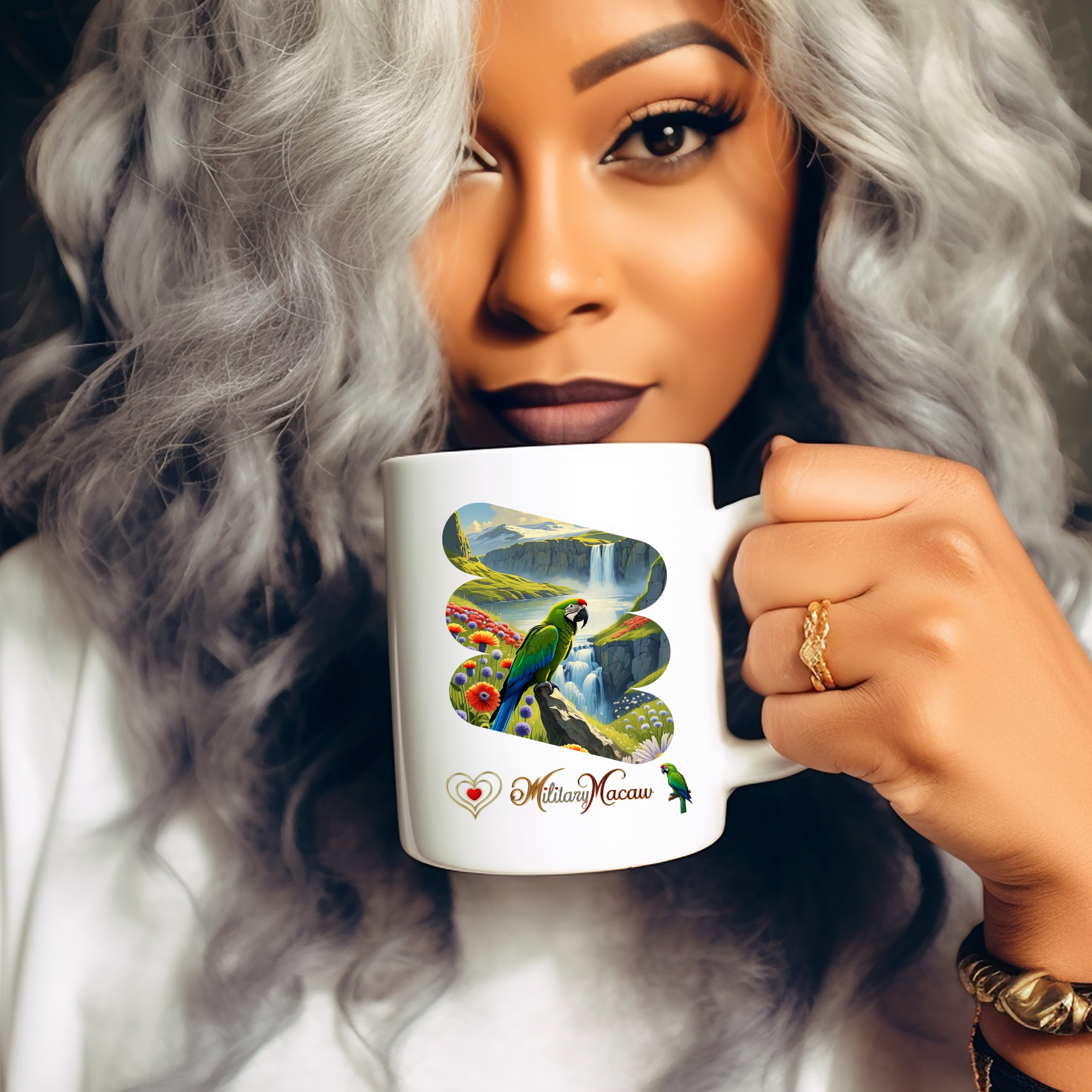 Military Macaw Valley Mug