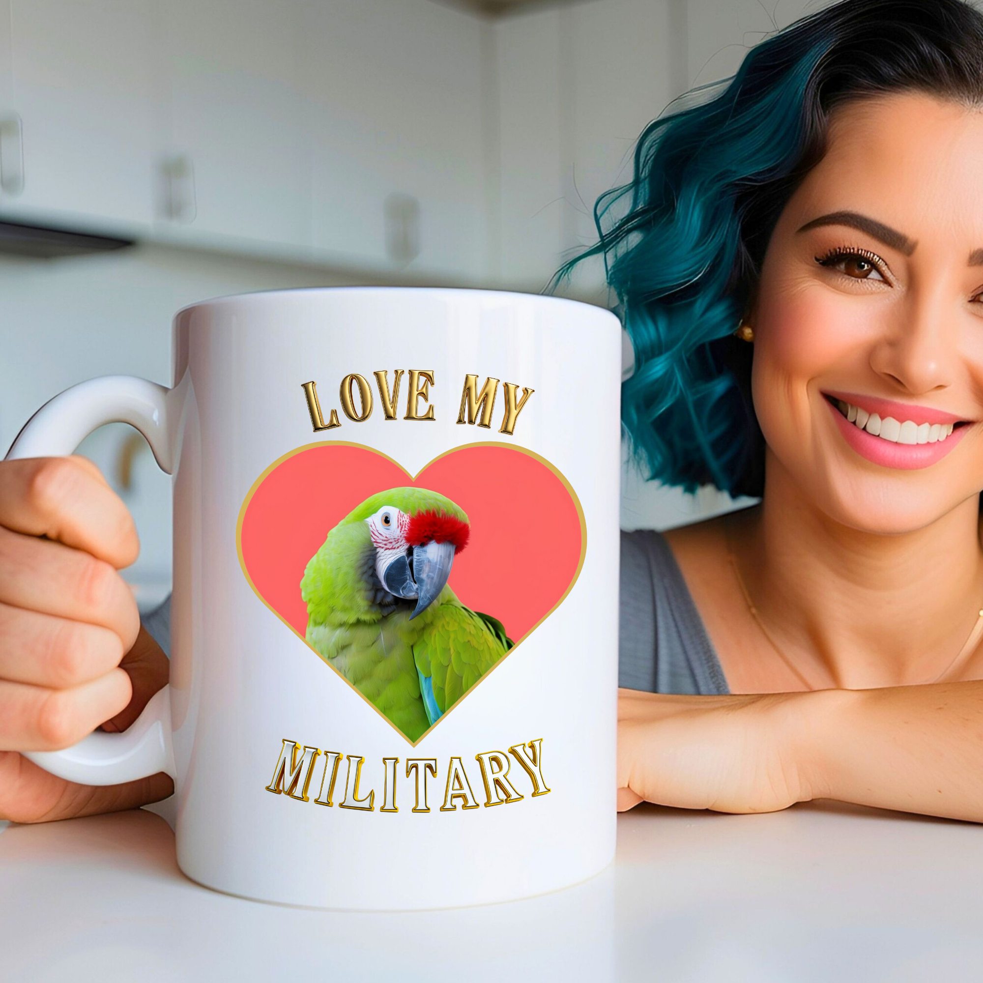 Military Macaw Mug