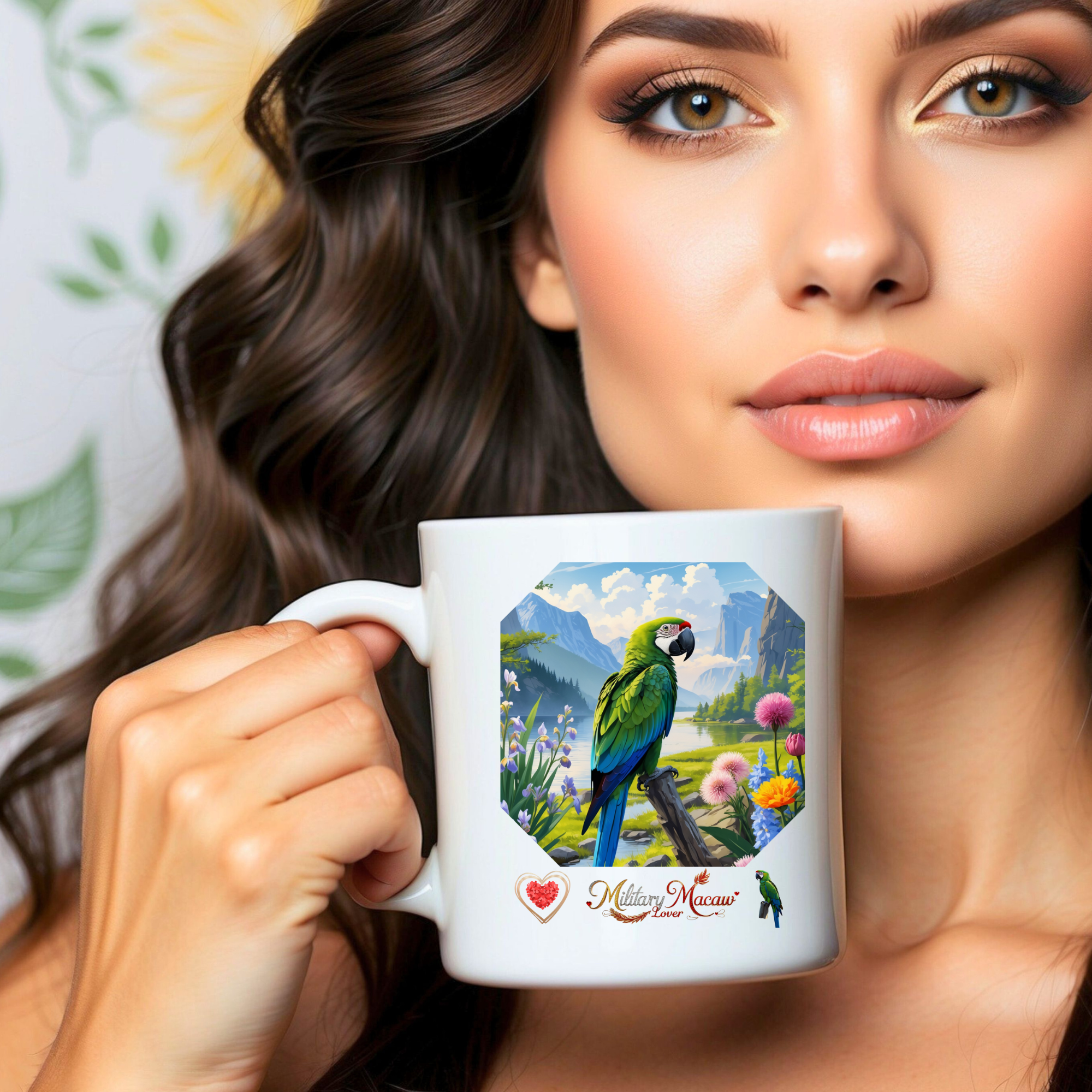 Military Macaw Lover Nature Mug