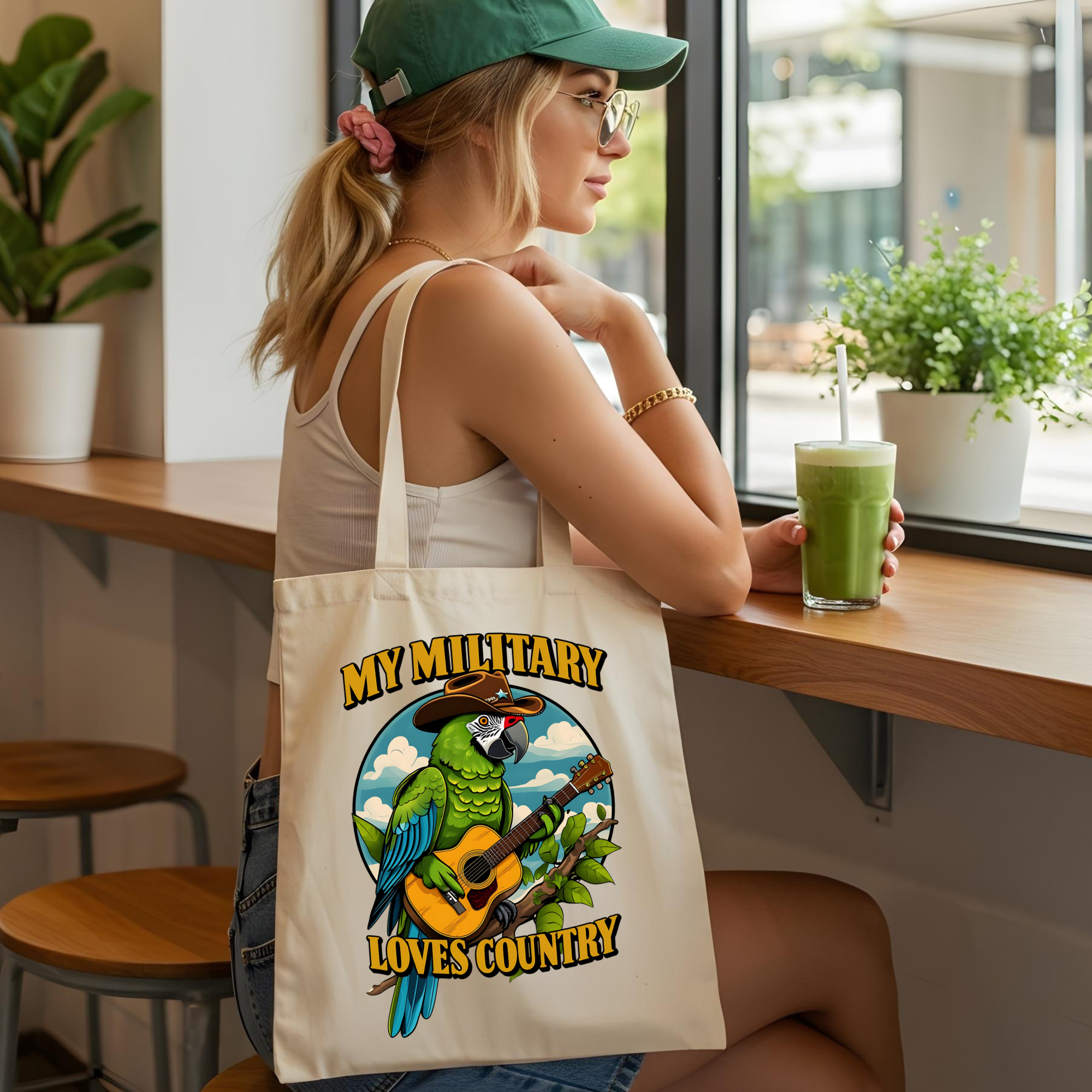 Military Loves Country Tote Bag