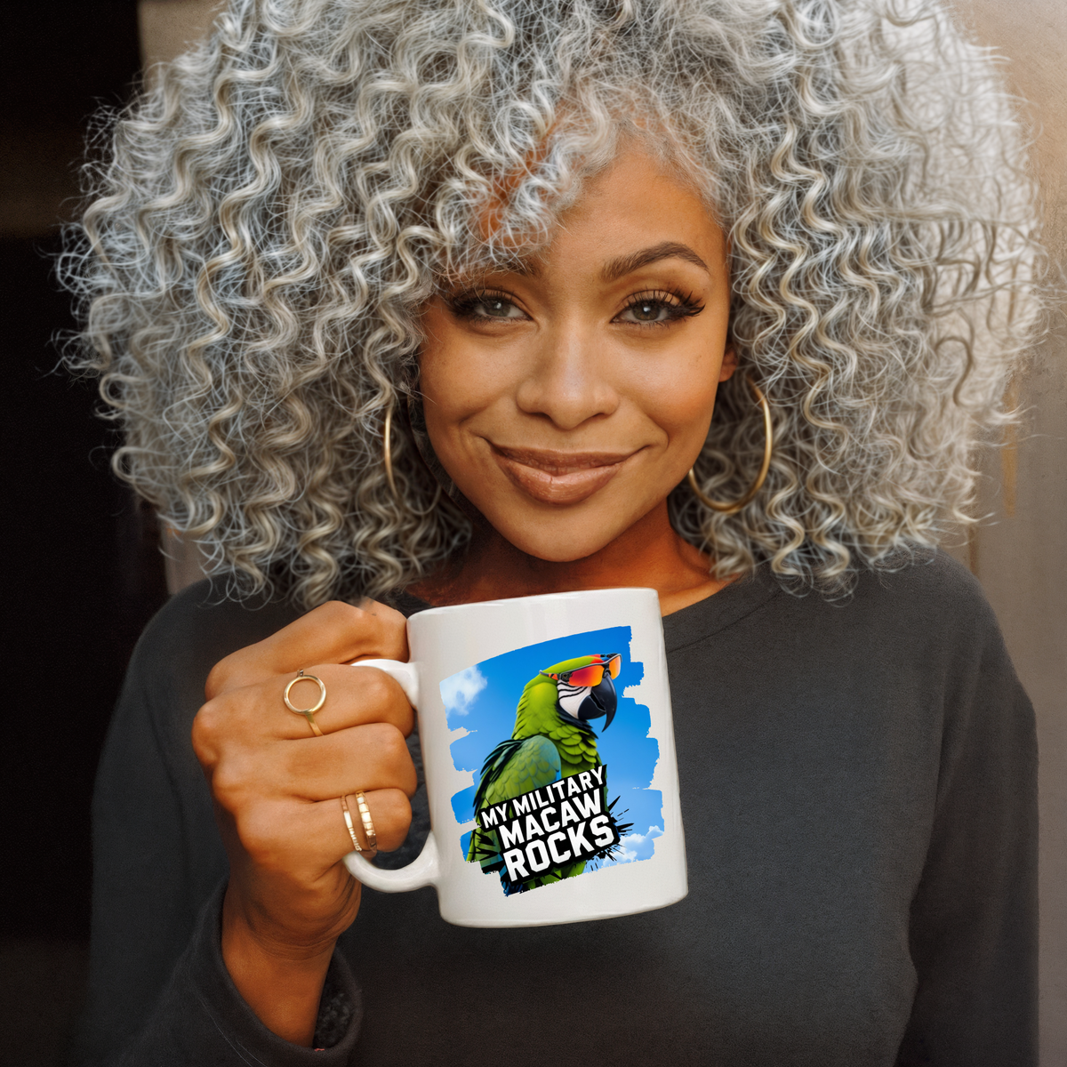 My Military Macaw Rocks Mug