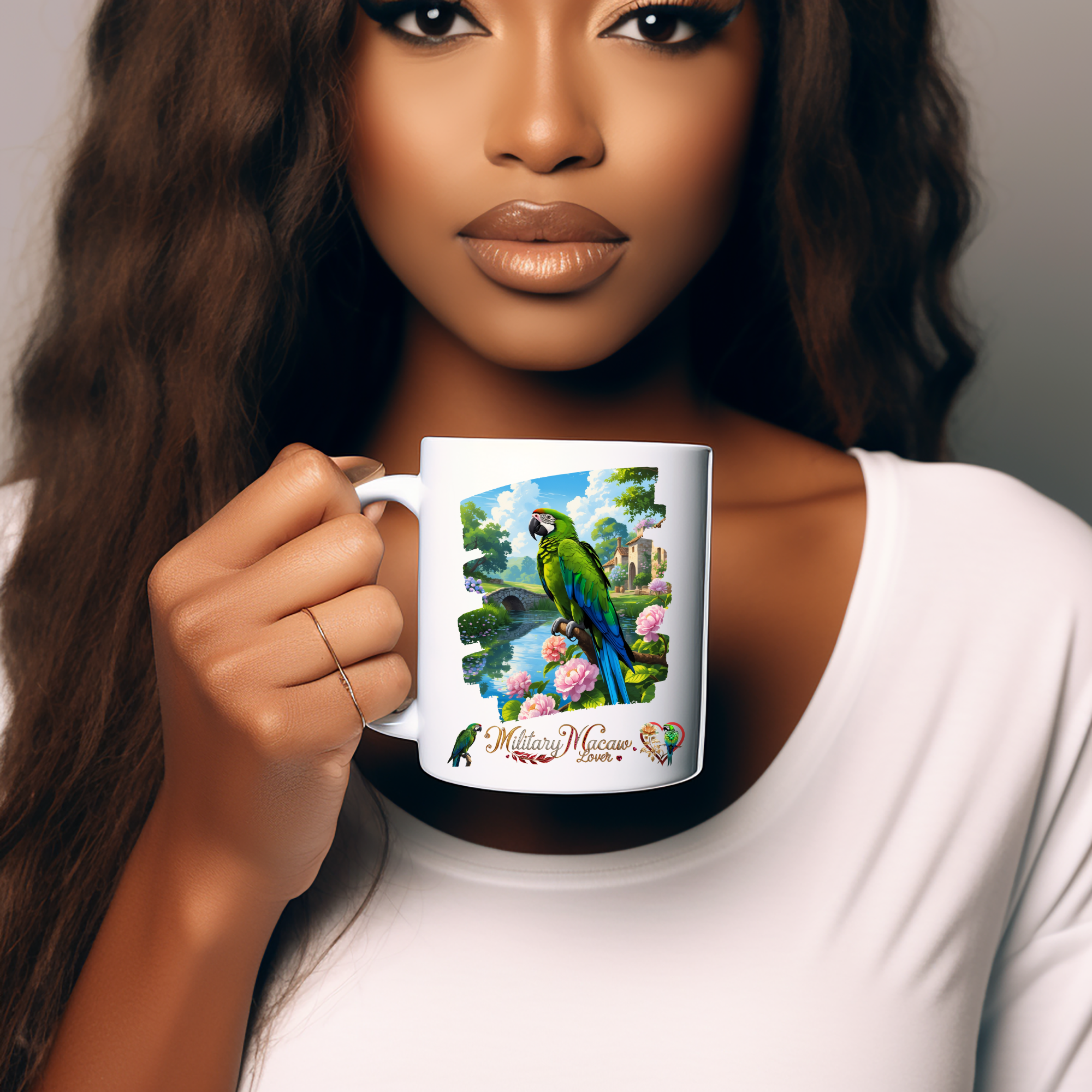 Nature Military Macaw Lover Mug