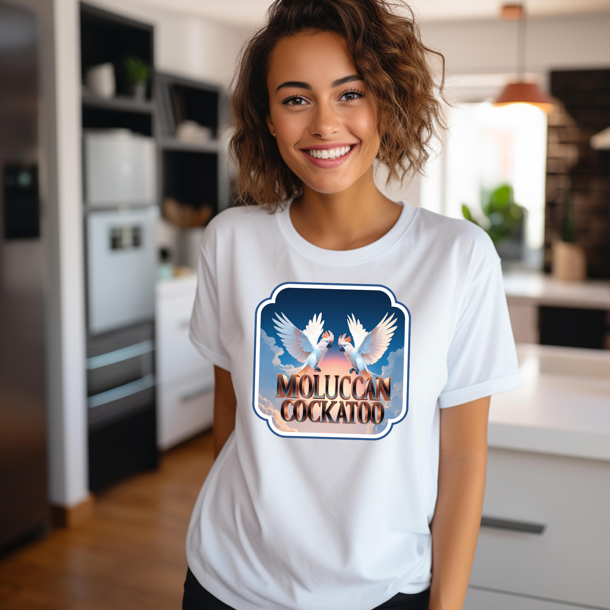 Flying Moluccan Cockatoo T-Shirt