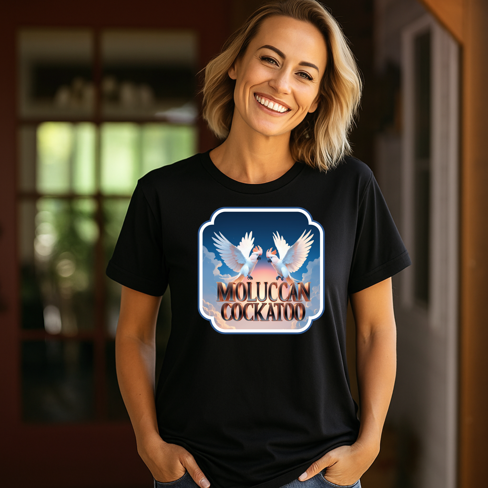 Flying Moluccan Cockatoo T-Shirt