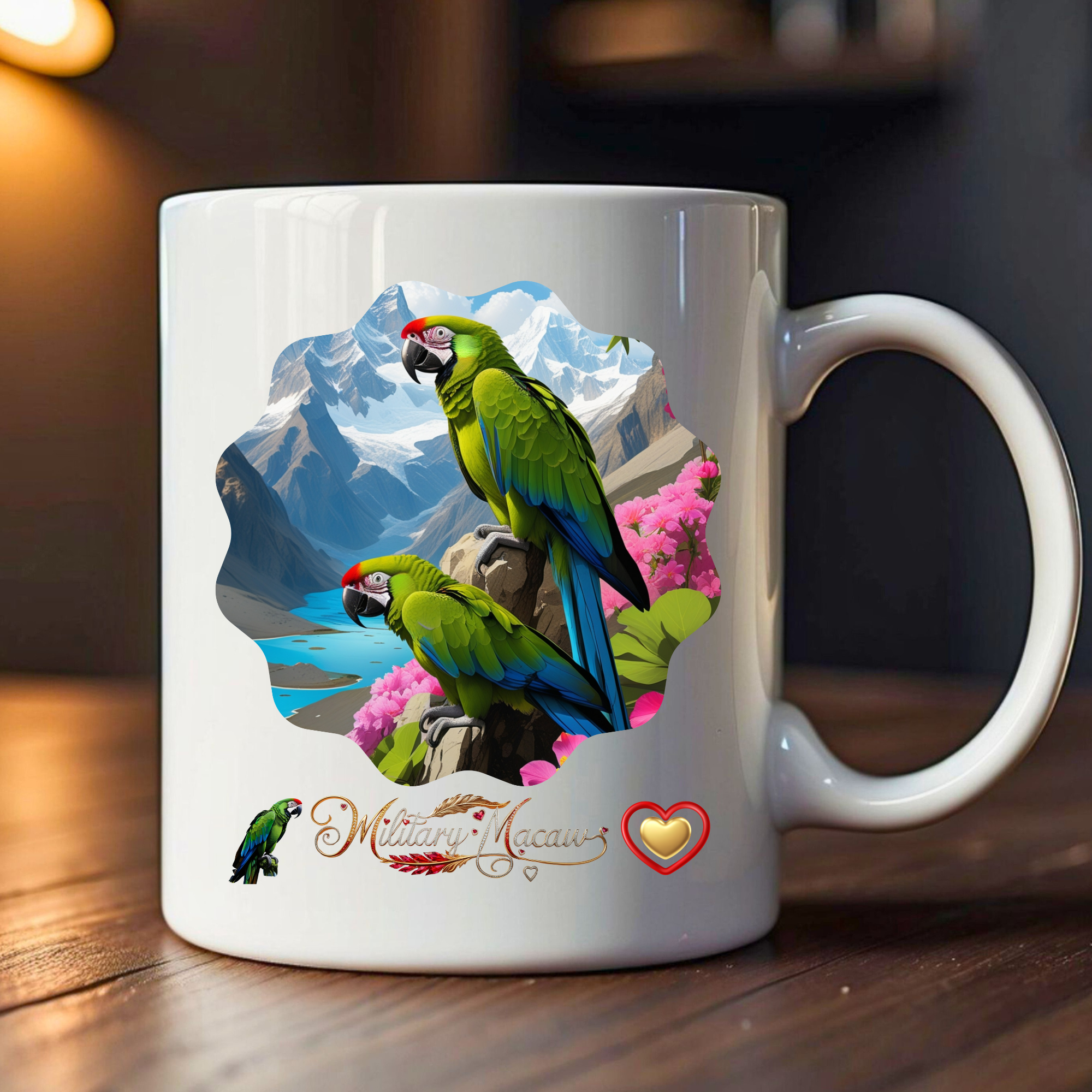Military Macaw Valley Mug