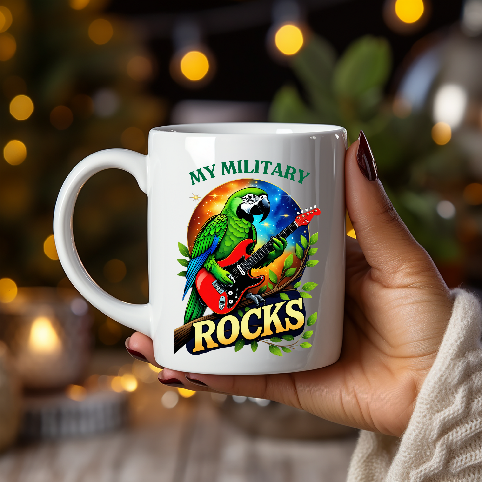 My Military Rocks Music Mug