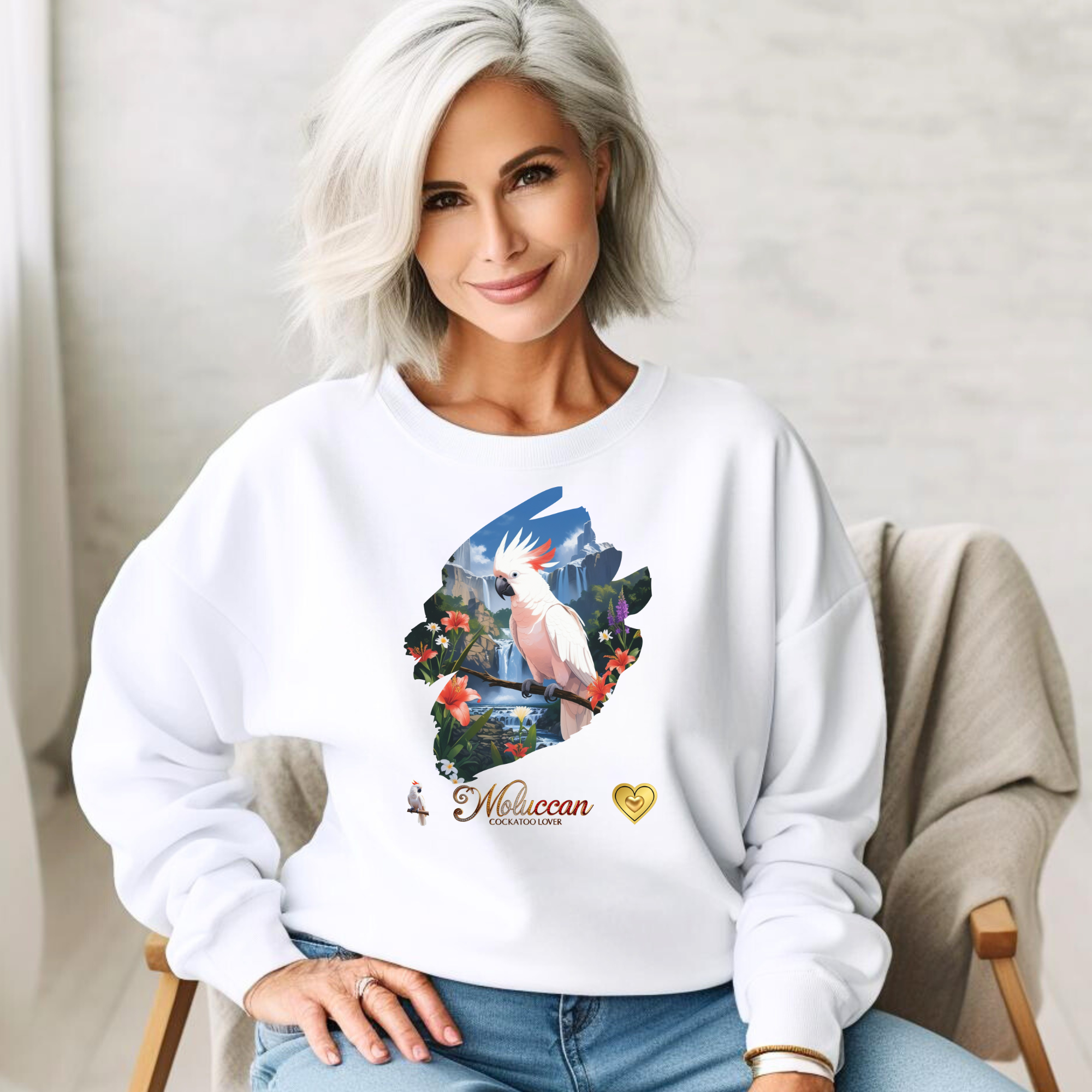 Moluccan Cockatoo Lover Sweatshirt