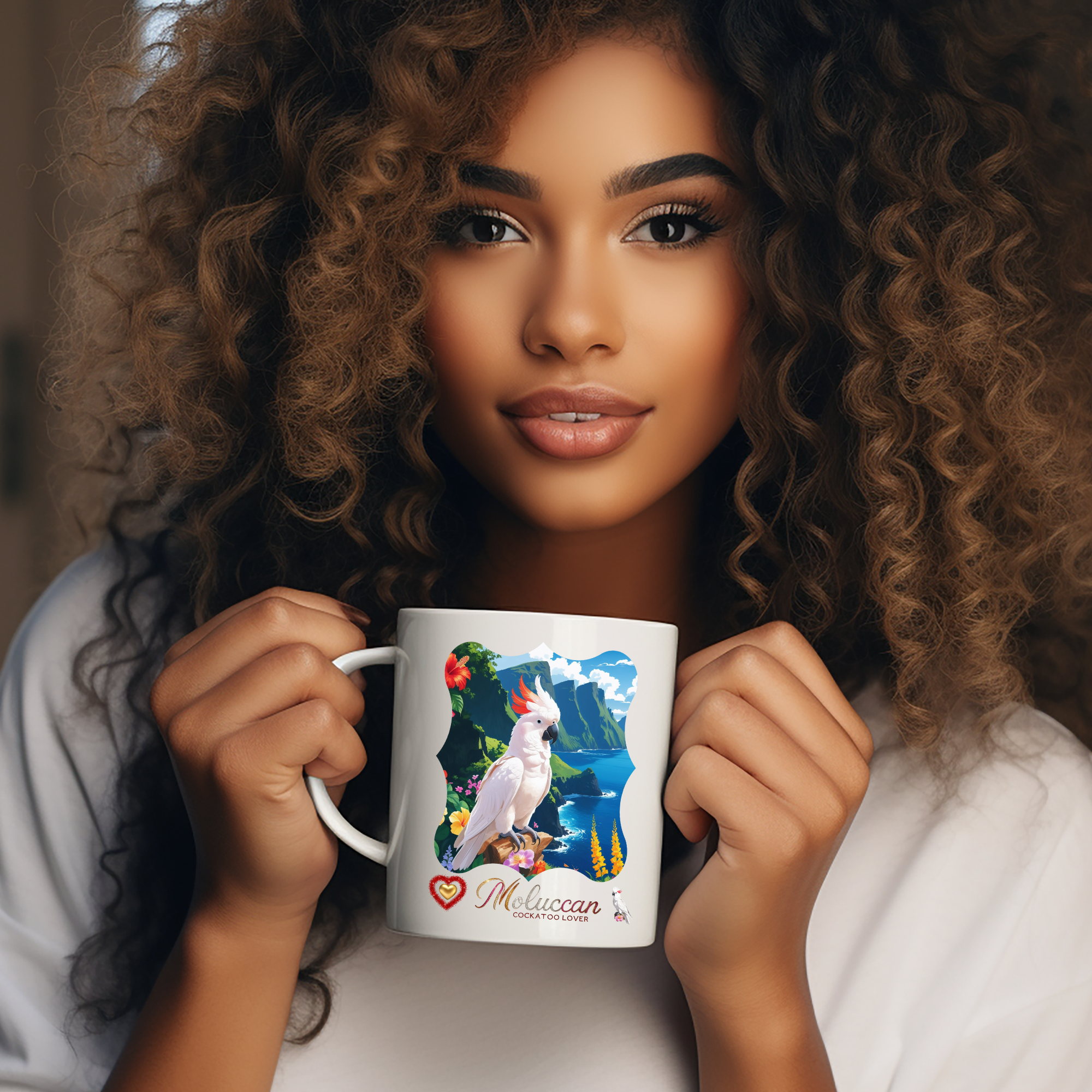 Moluccan Cockatoo Lover Valley Mug