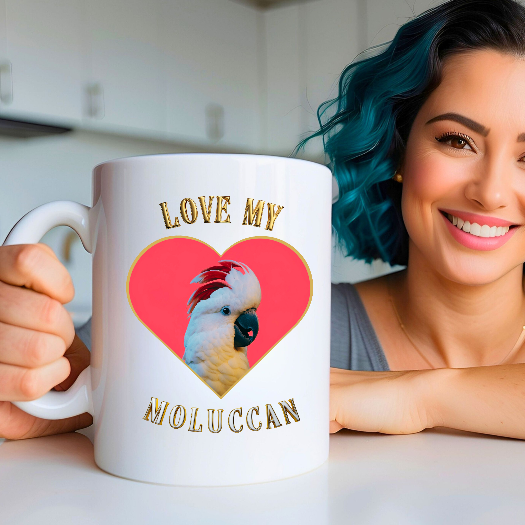 Love My Moluccan Heart Mug