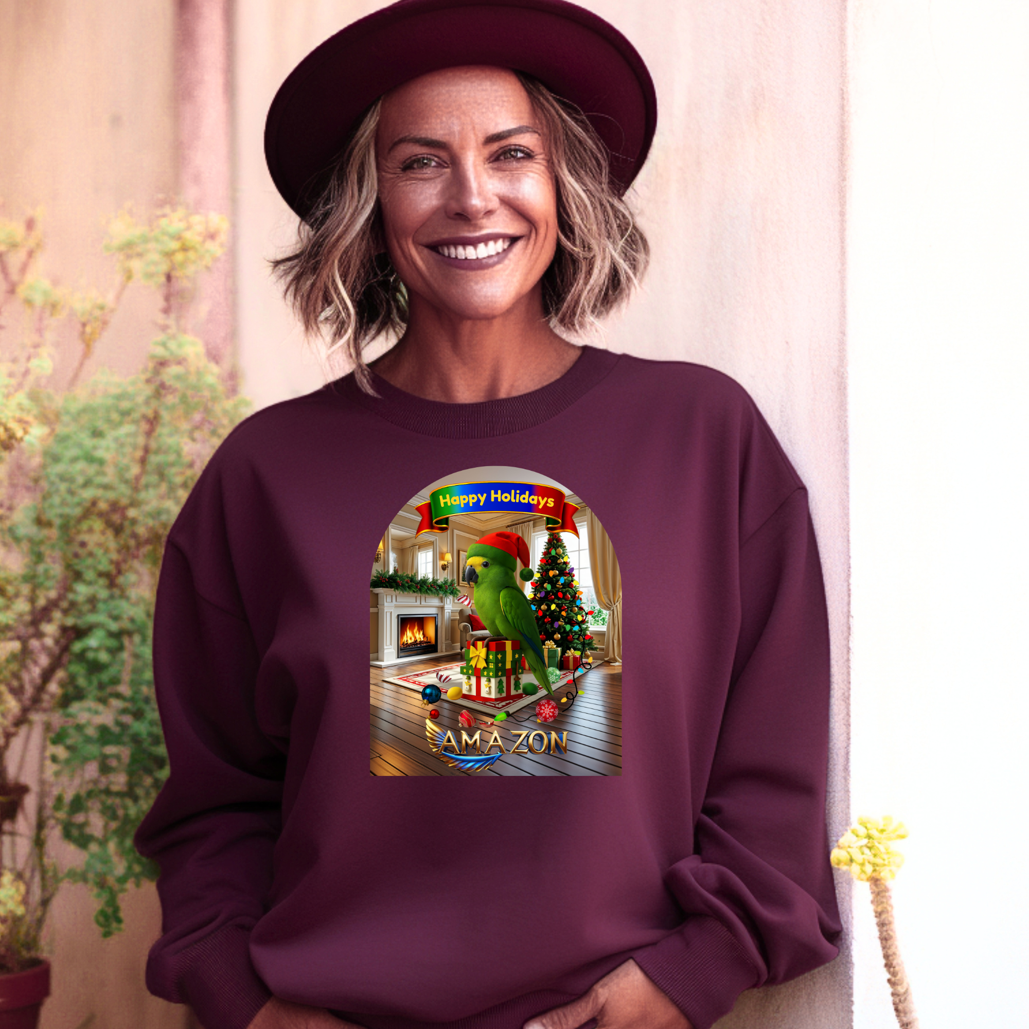 Happy Holidays Amazon Sweatshirt