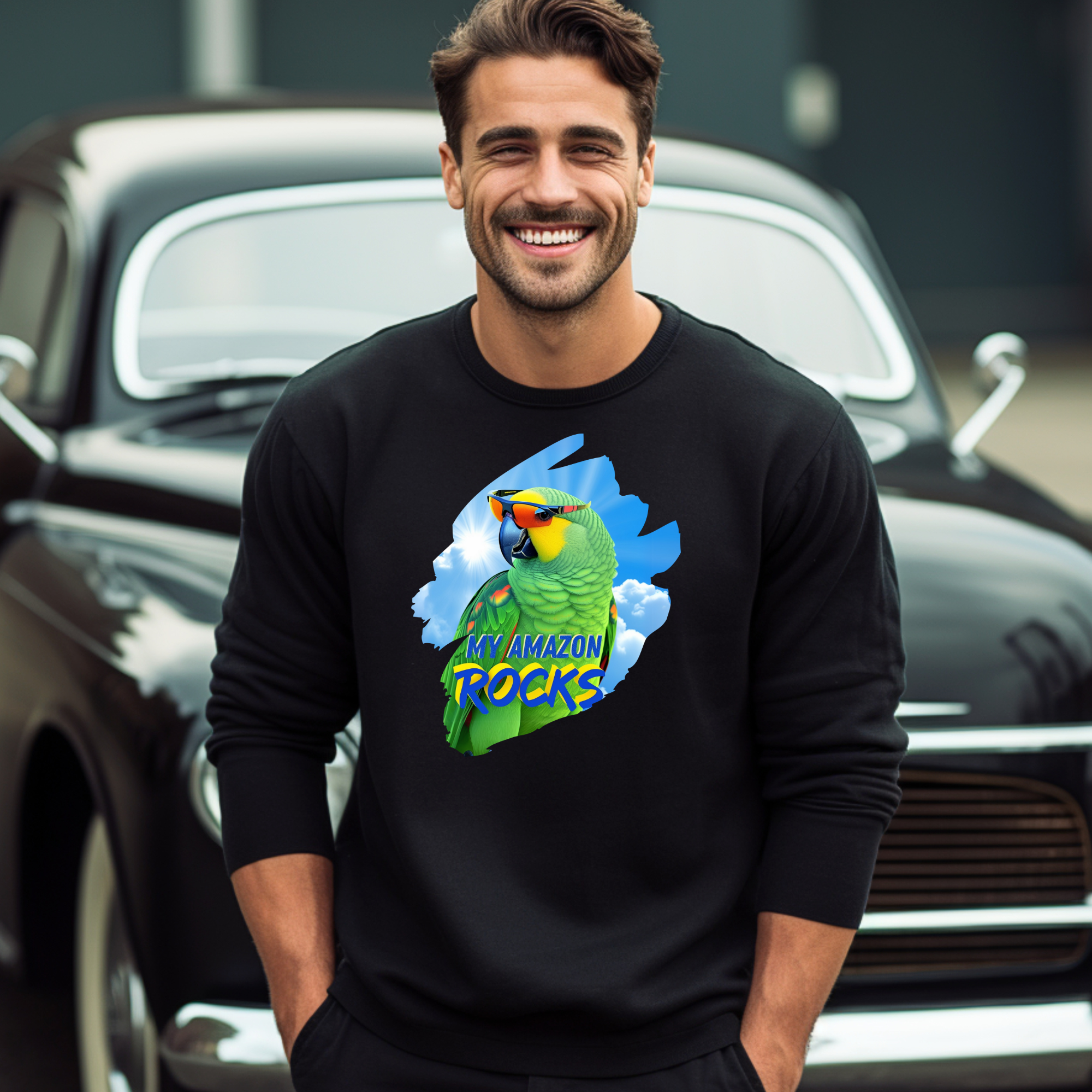 Amazon Rocks Glasses Sweatshirt