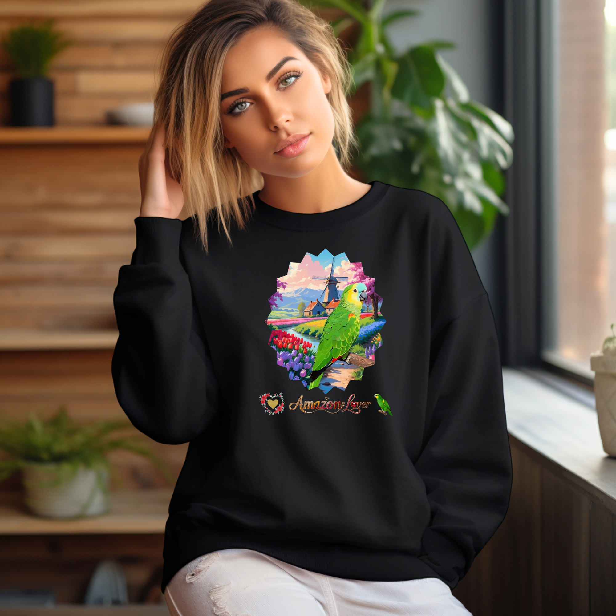 Amazon Lover Floral Field Sweatshirt