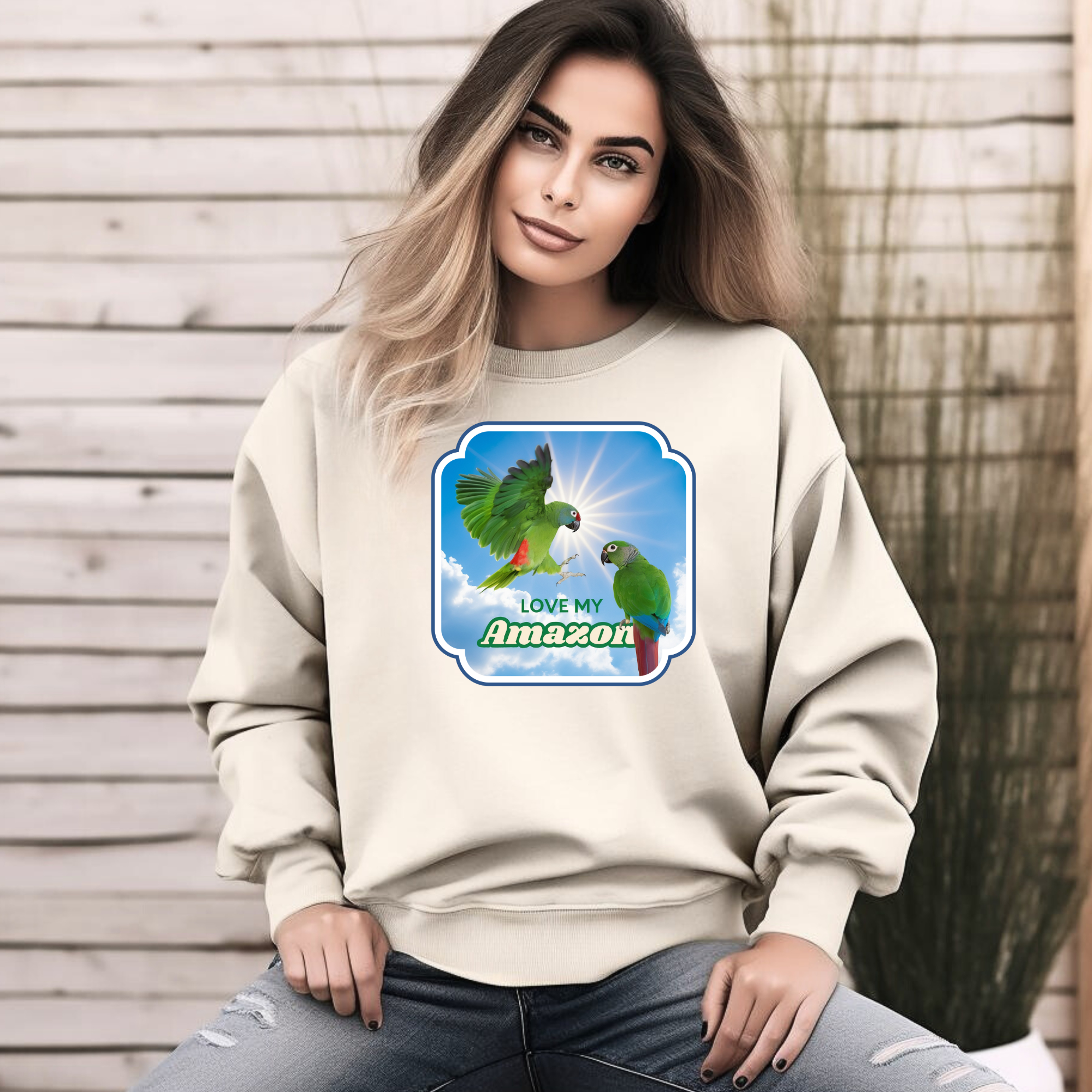 Love My Amazon Flying Sweatshirt