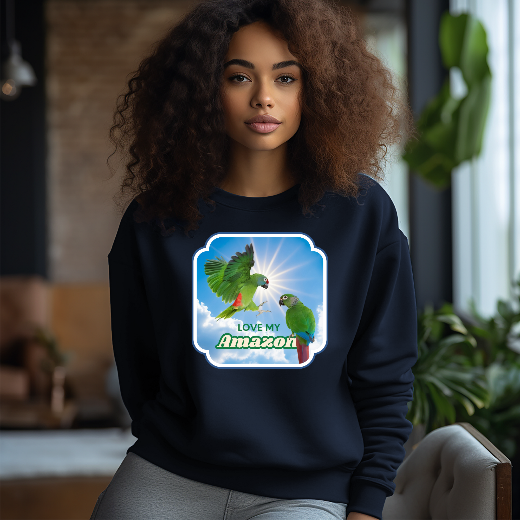 Love My Amazon Flying Sweatshirt