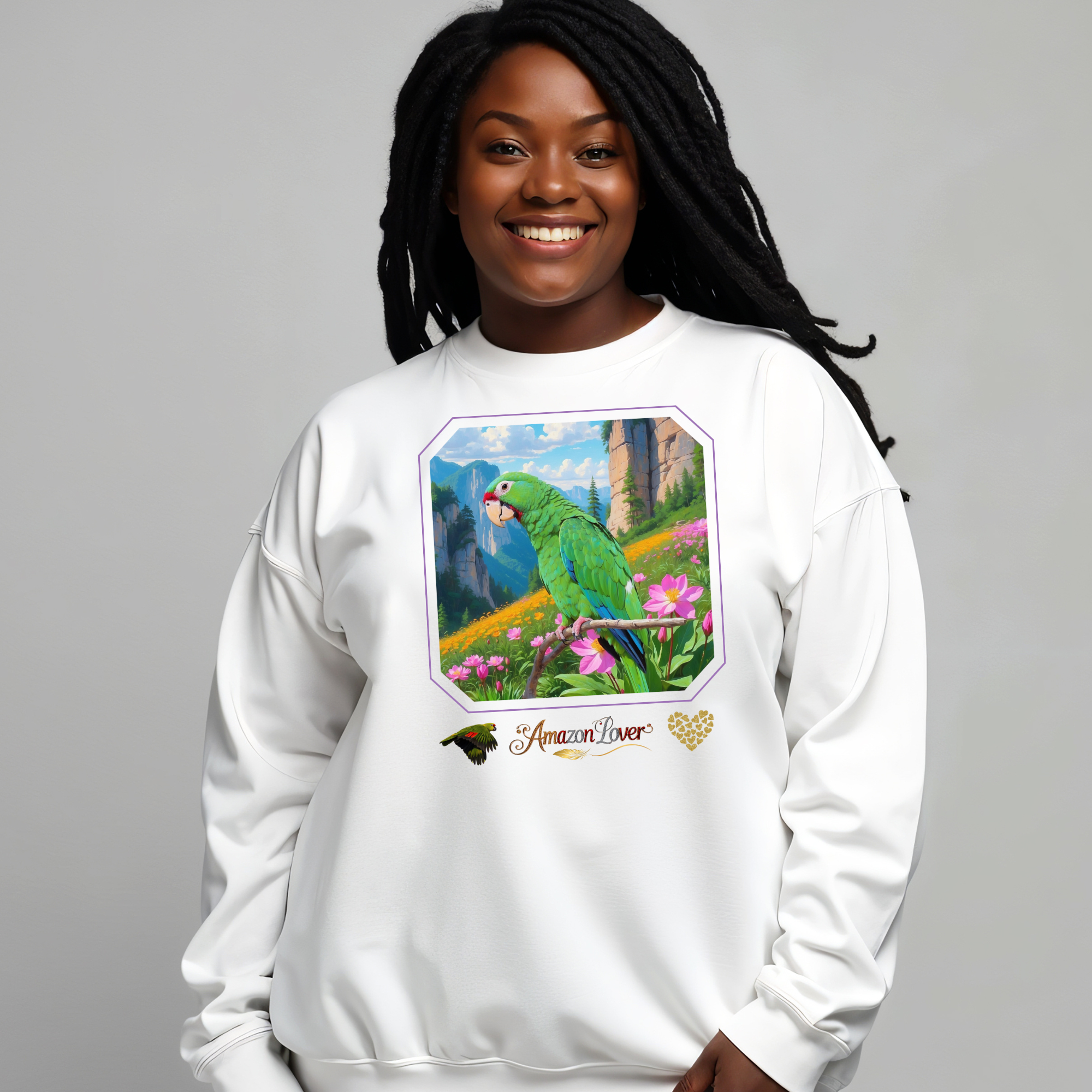 Amazon Lover Floral Scenic Sweatshirt