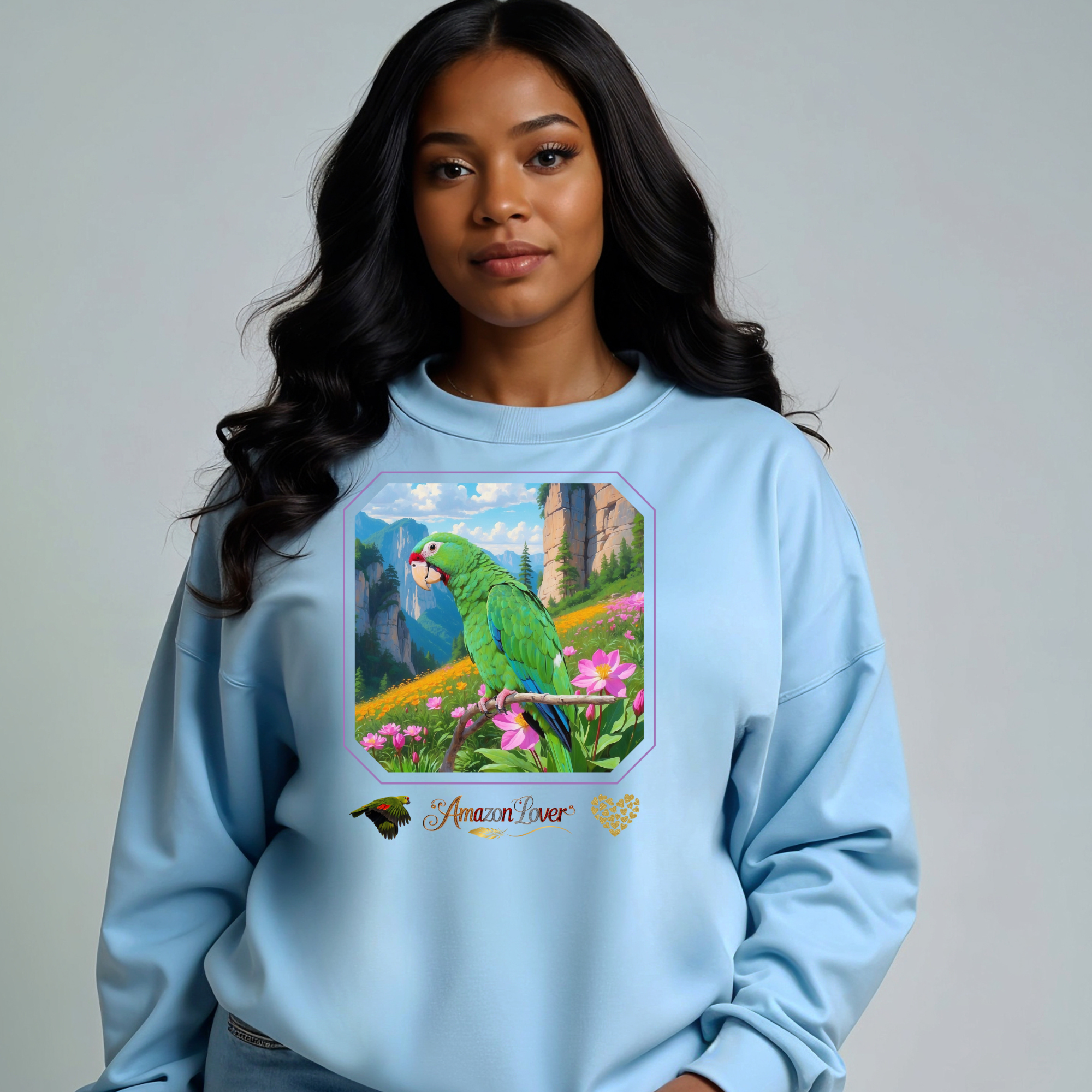 Amazon Lover Floral Scenic Sweatshirt