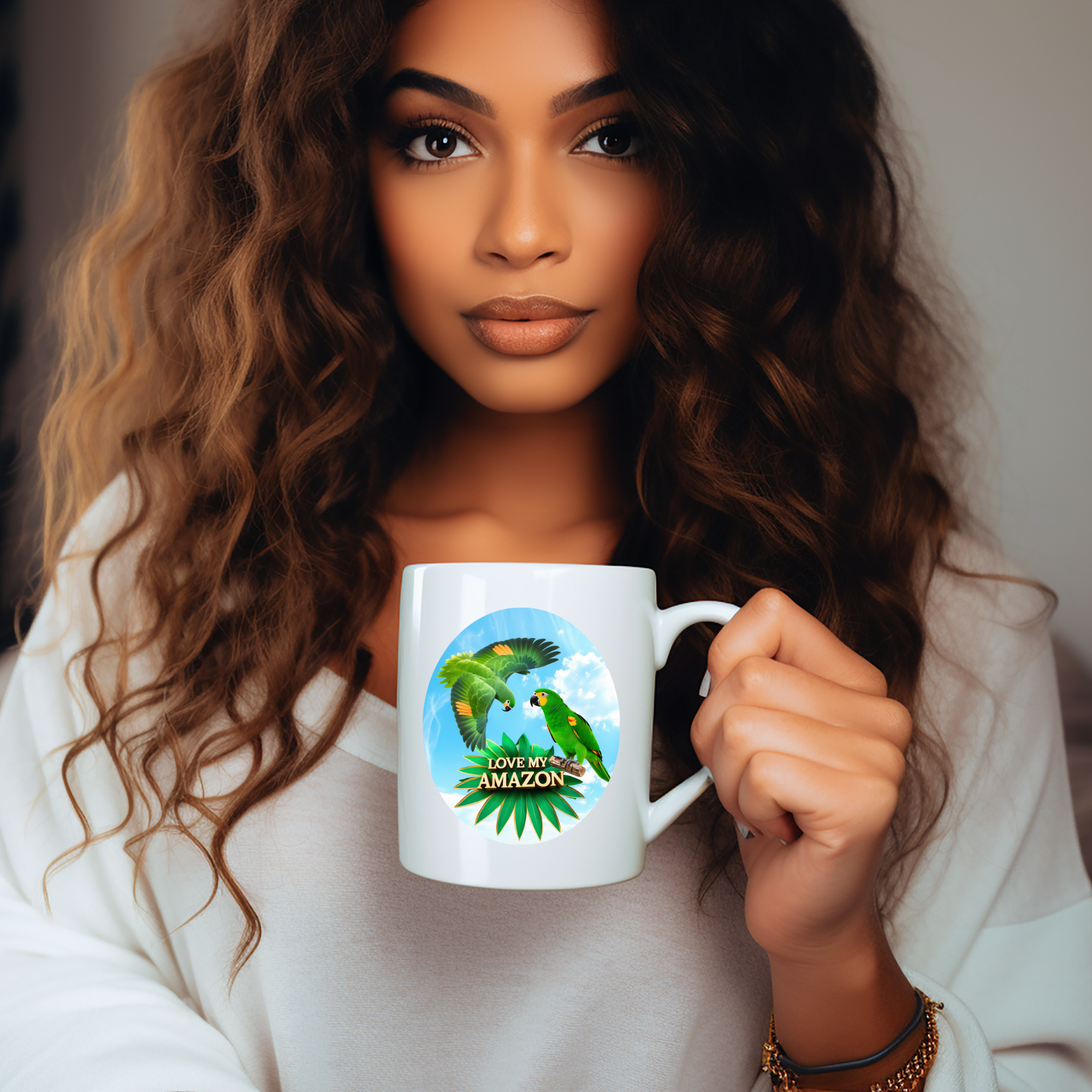 Love My Amazon Flying Mug