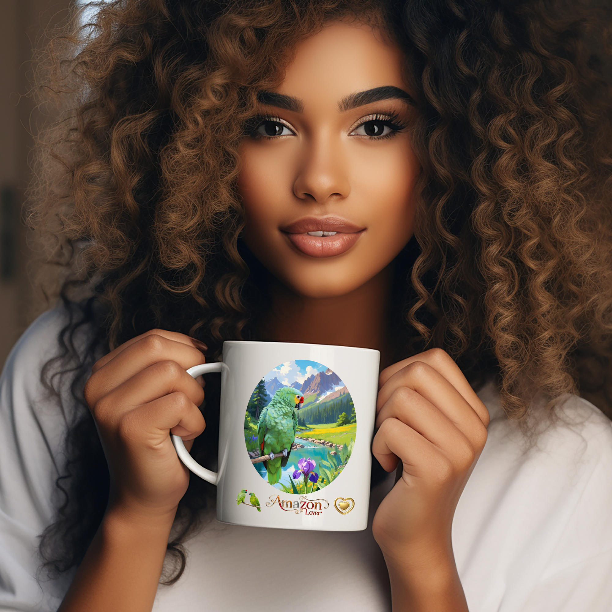 Amazon Lover Mountain Lake Mug