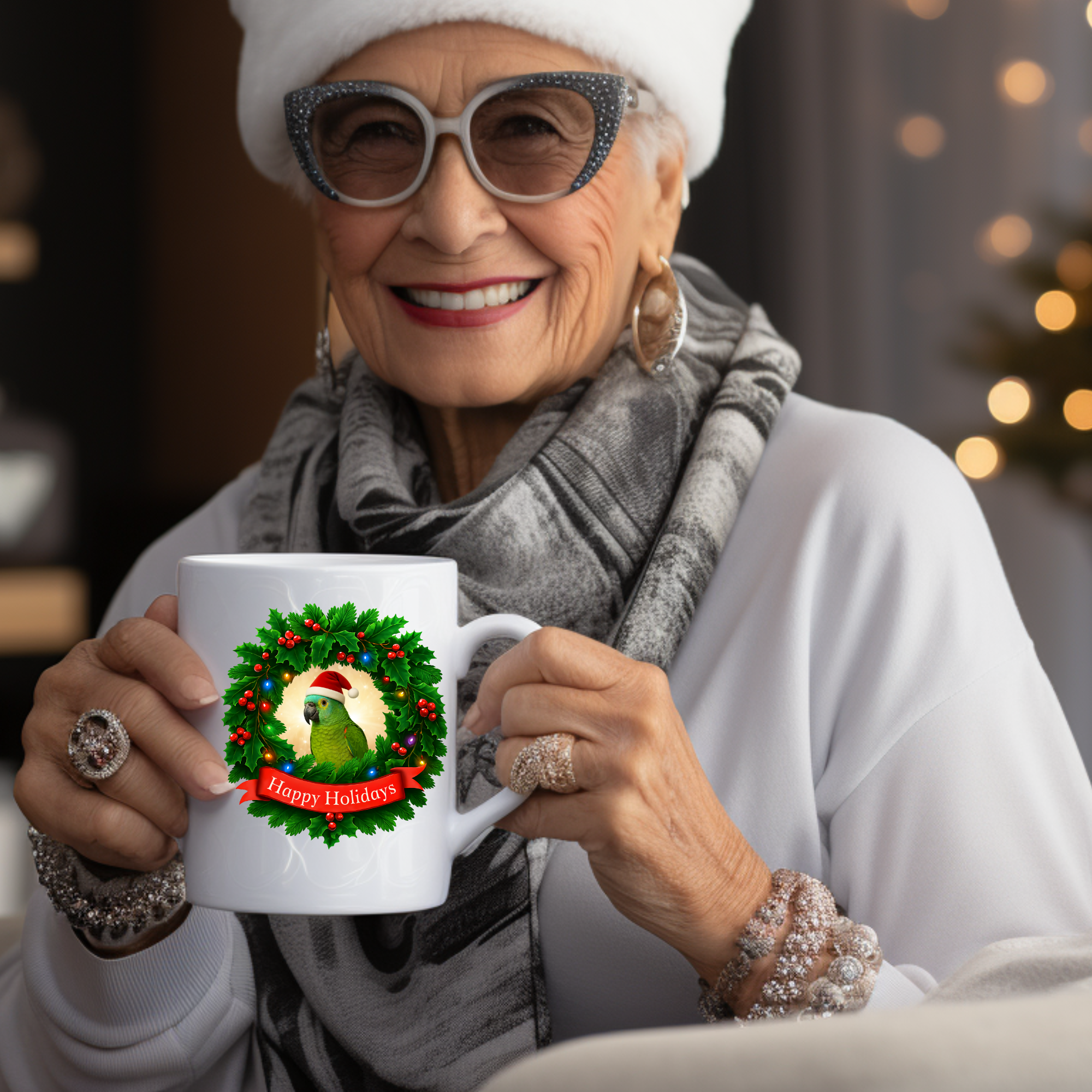 Happy Holidays Amazon Mug