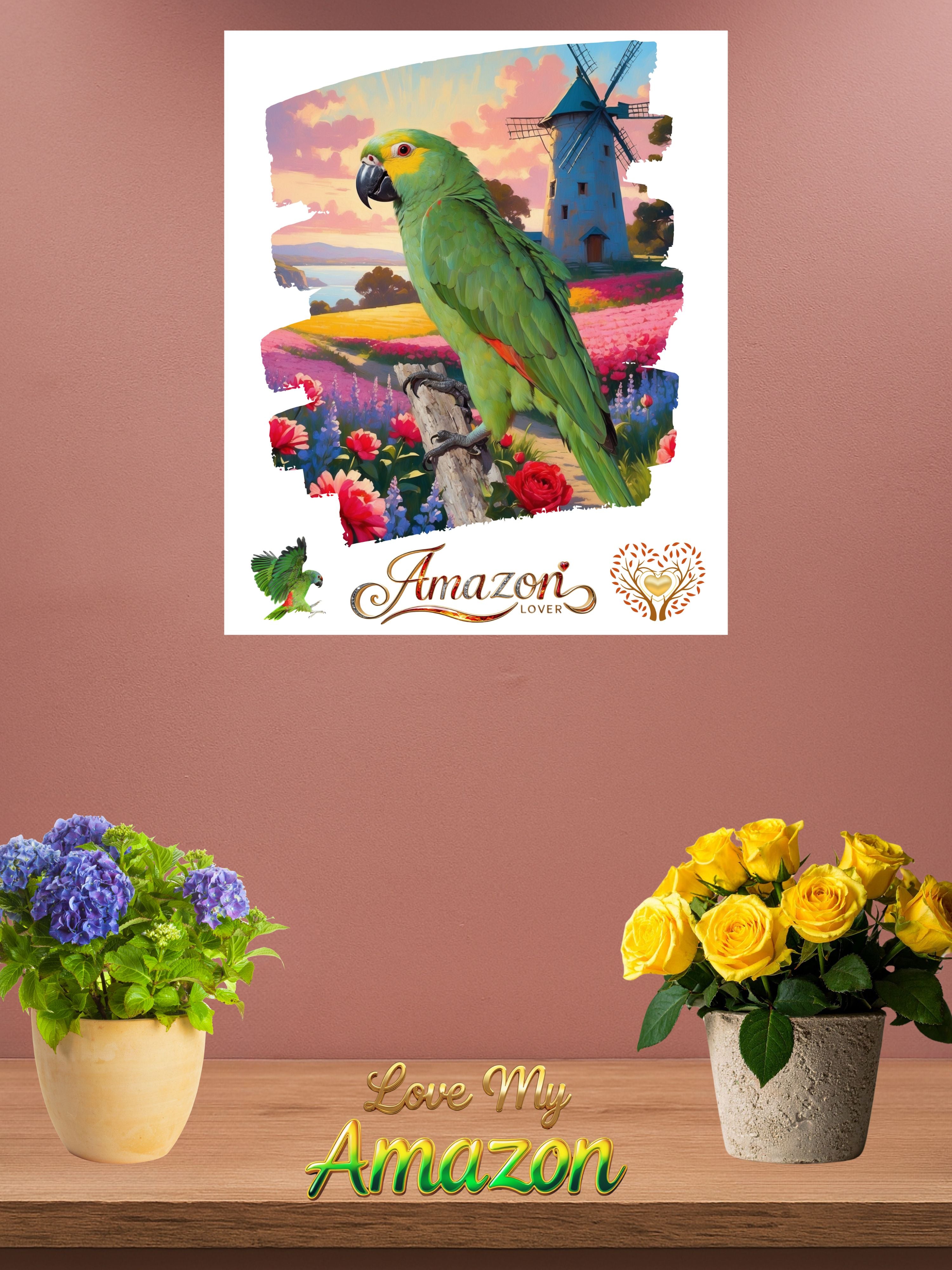 Amazon Lover Floral Wall-Hanging