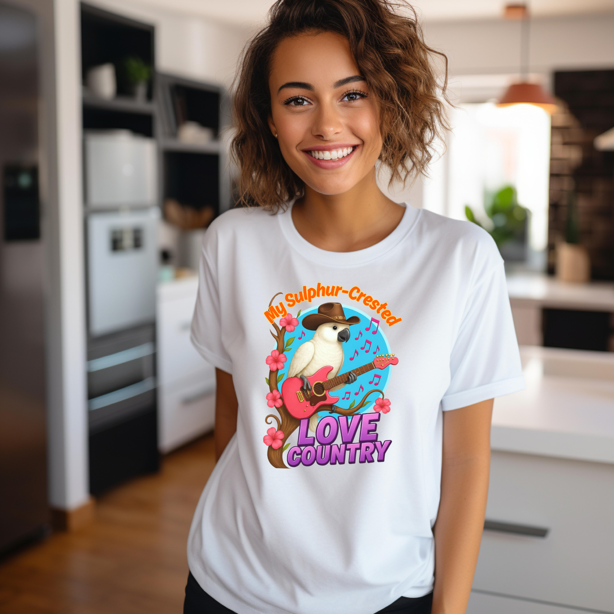Sulphur-Crested Loves Country T-Shirt