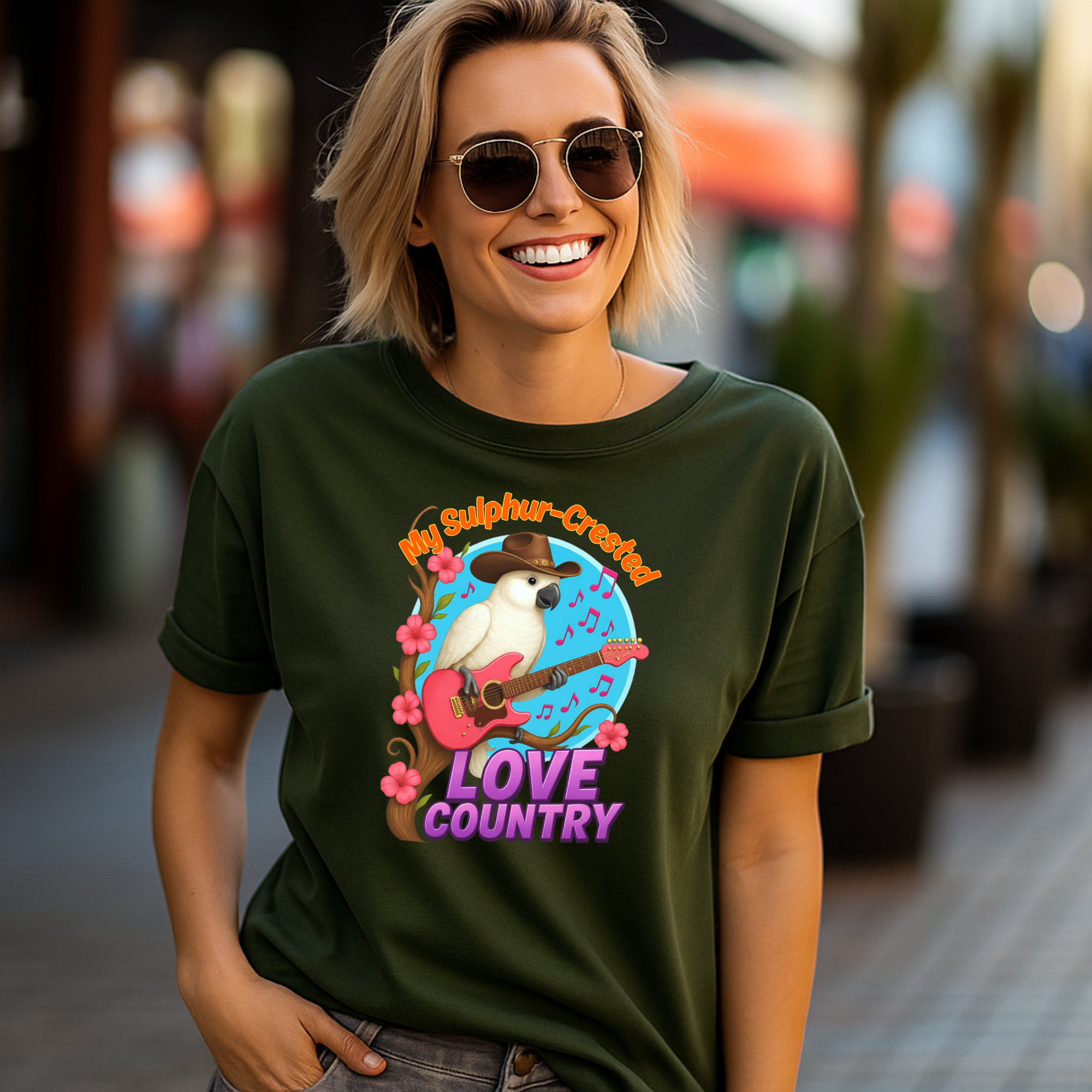 Sulphur-Crested Loves Country T-Shirt