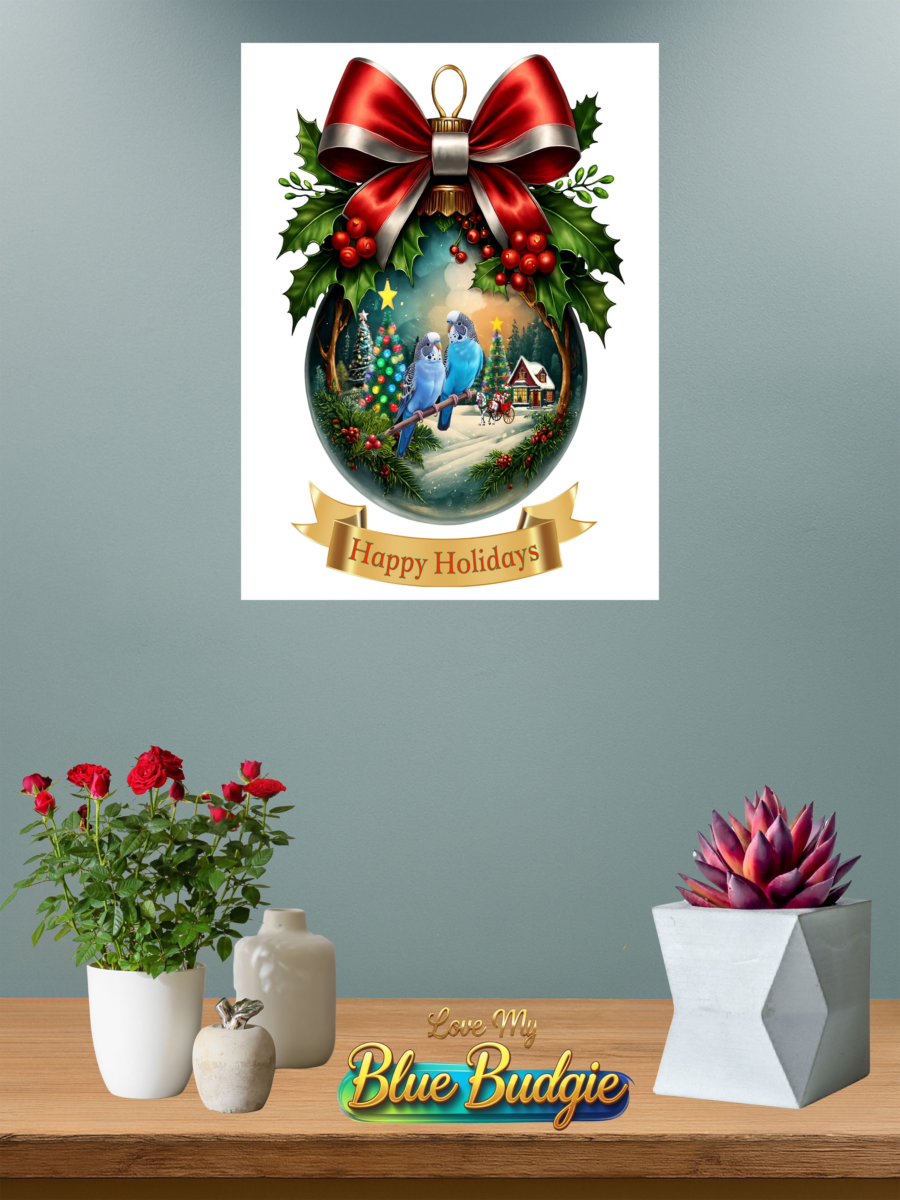 Happy Holidays Catalina Wall-Hanging