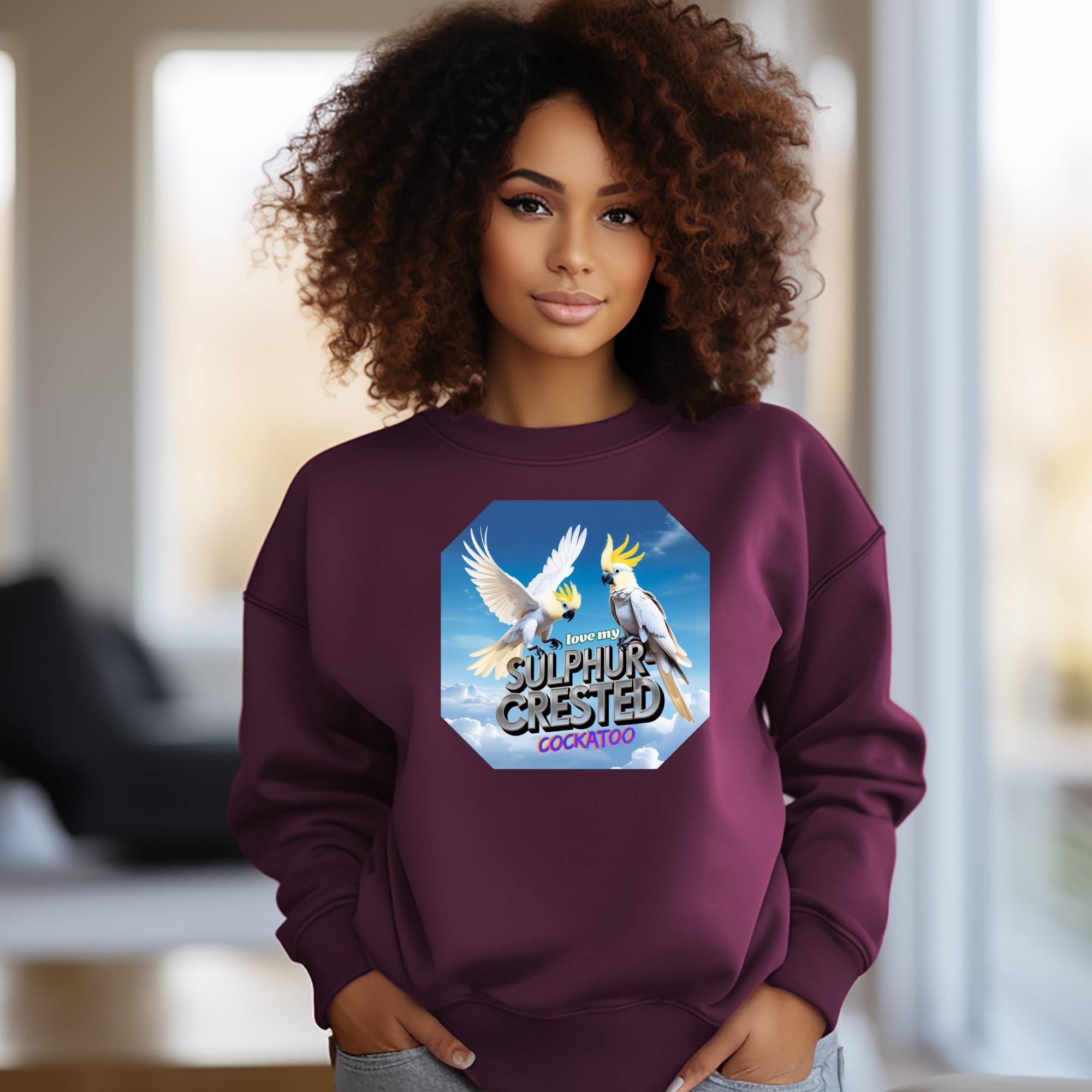 Love My Sulphur-Crested Cockatoo Sweatshirt