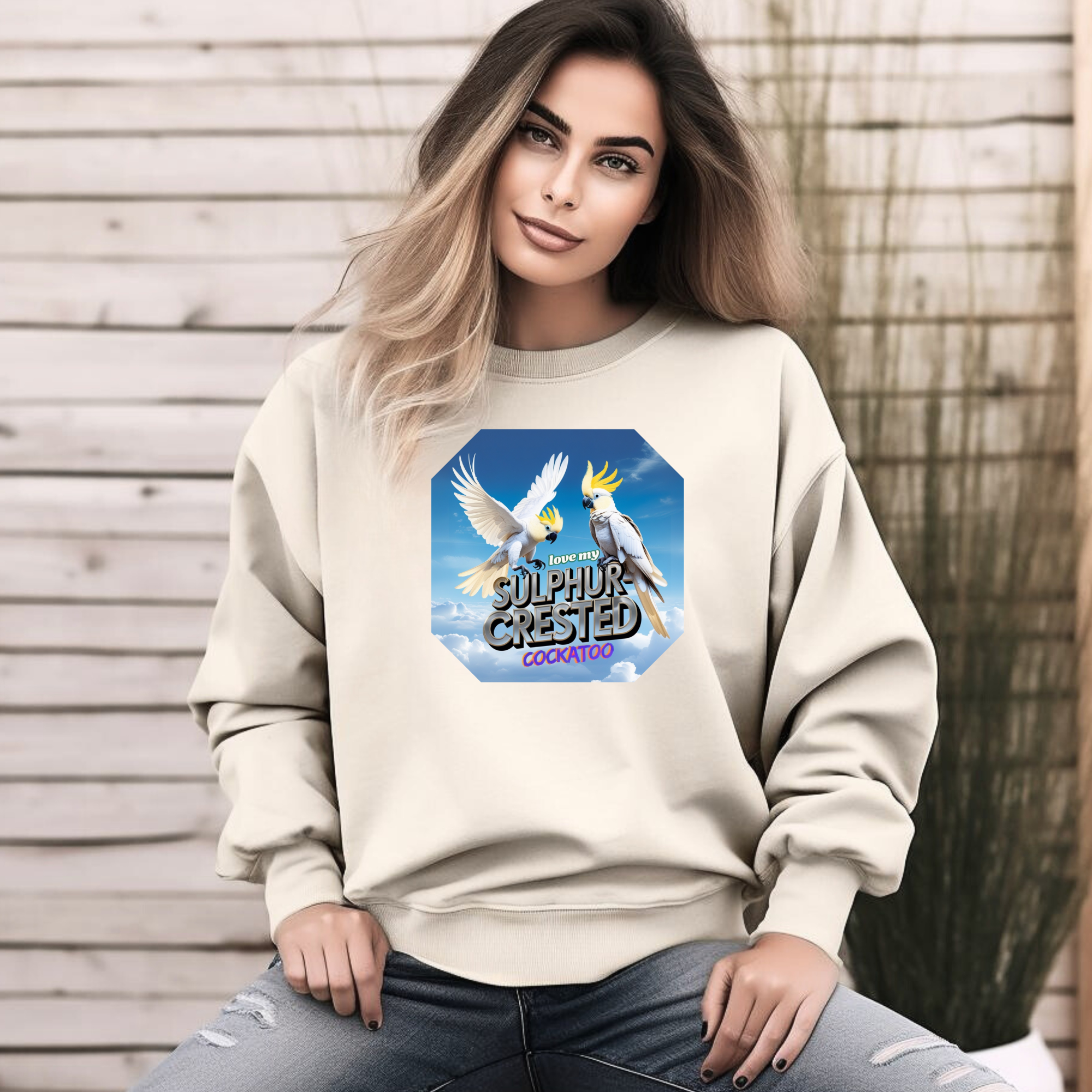 Love My Sulphur-Crested Cockatoo Sweatshirt