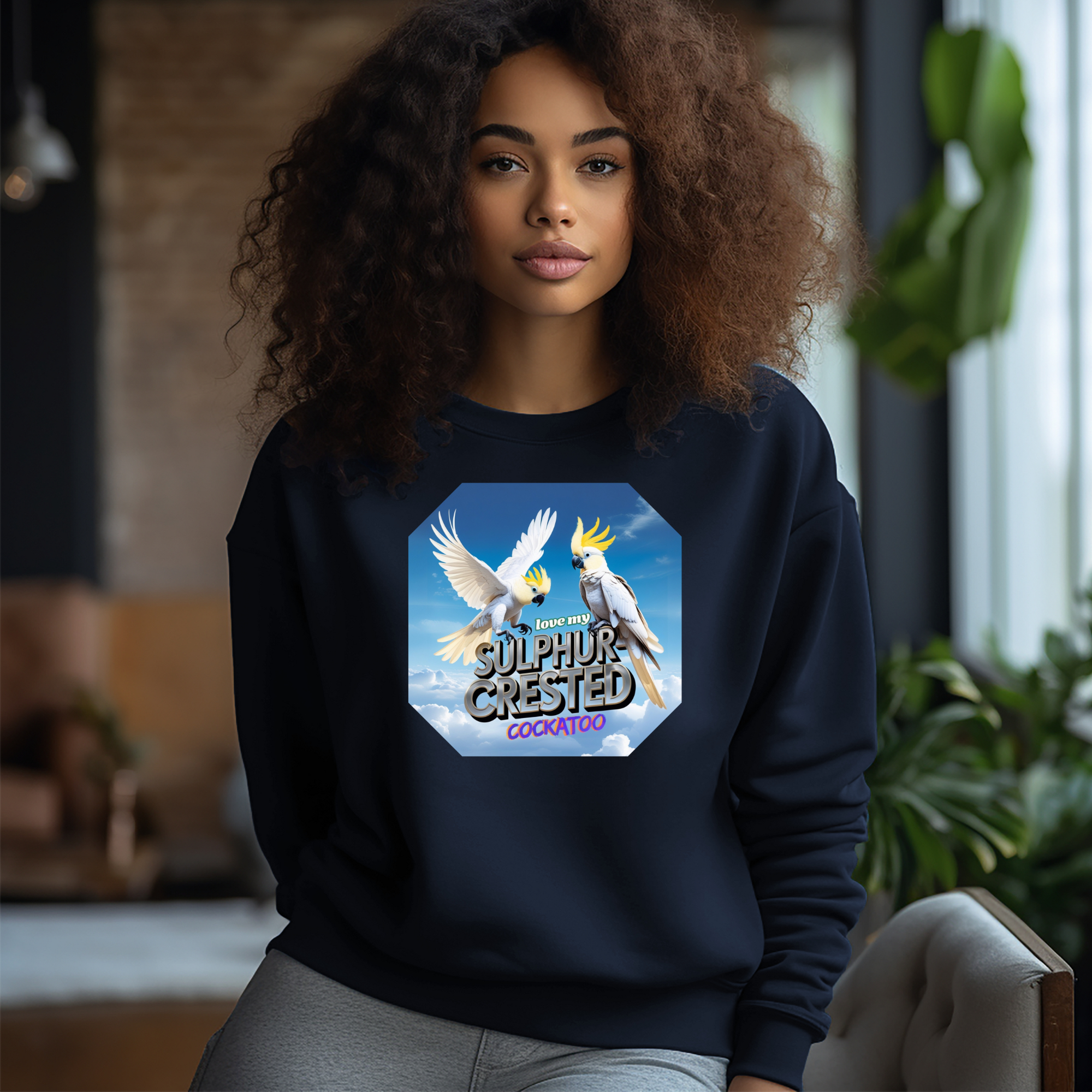 Love My Sulphur-Crested Cockatoo Sweatshirt