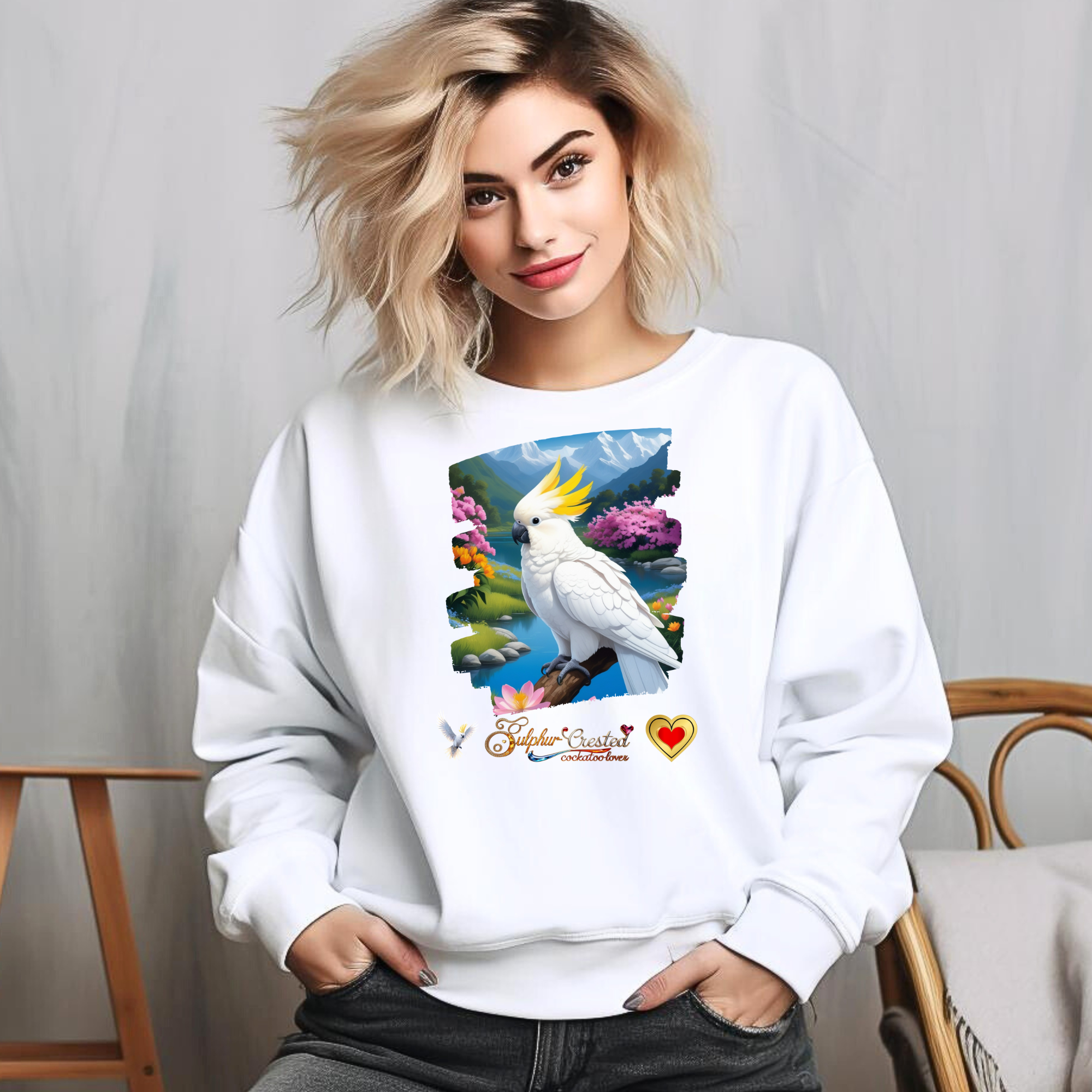Sulphur-Crested Cockatoo Lover Sweatshirt