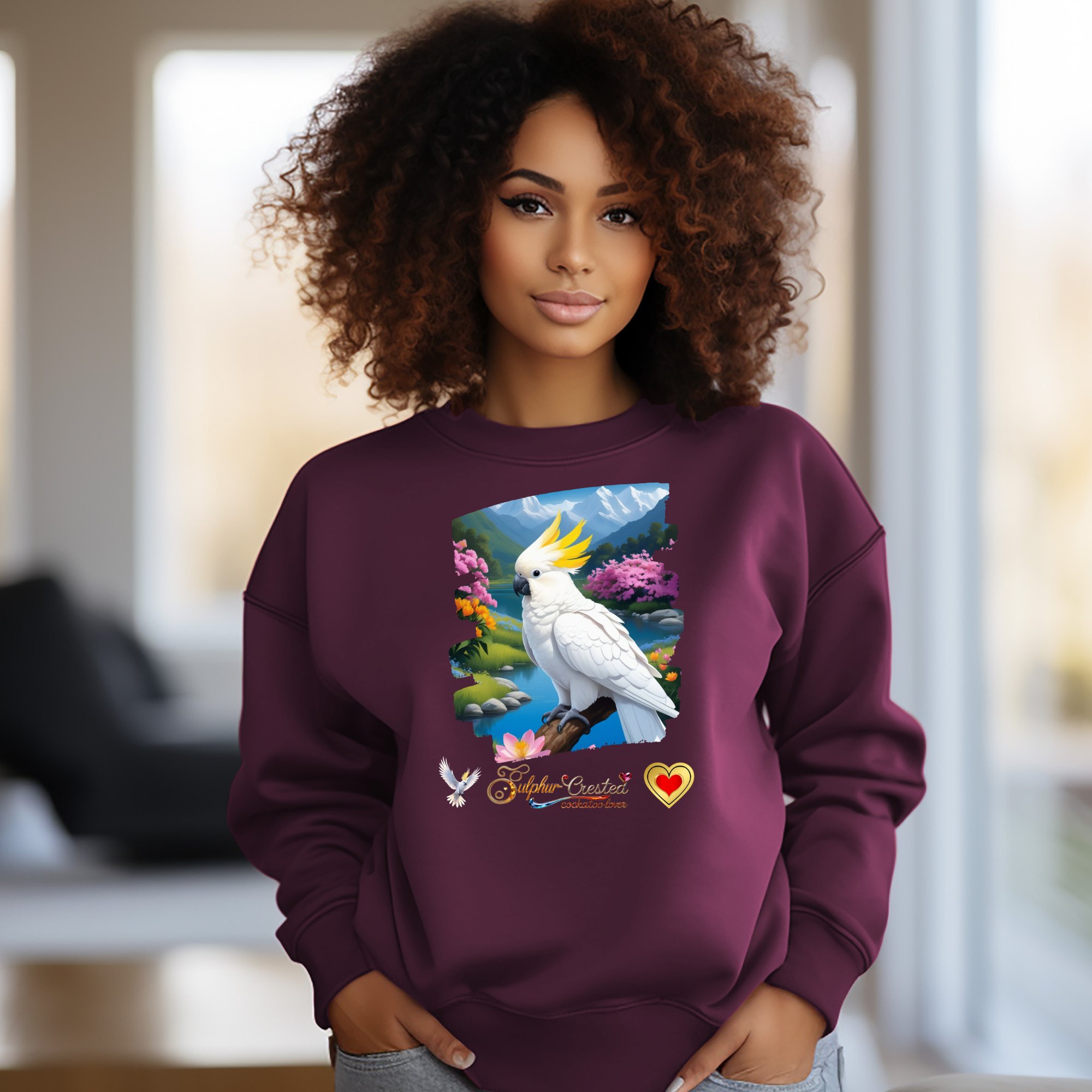 Sulphur-Crested Cockatoo Lover Sweatshirt