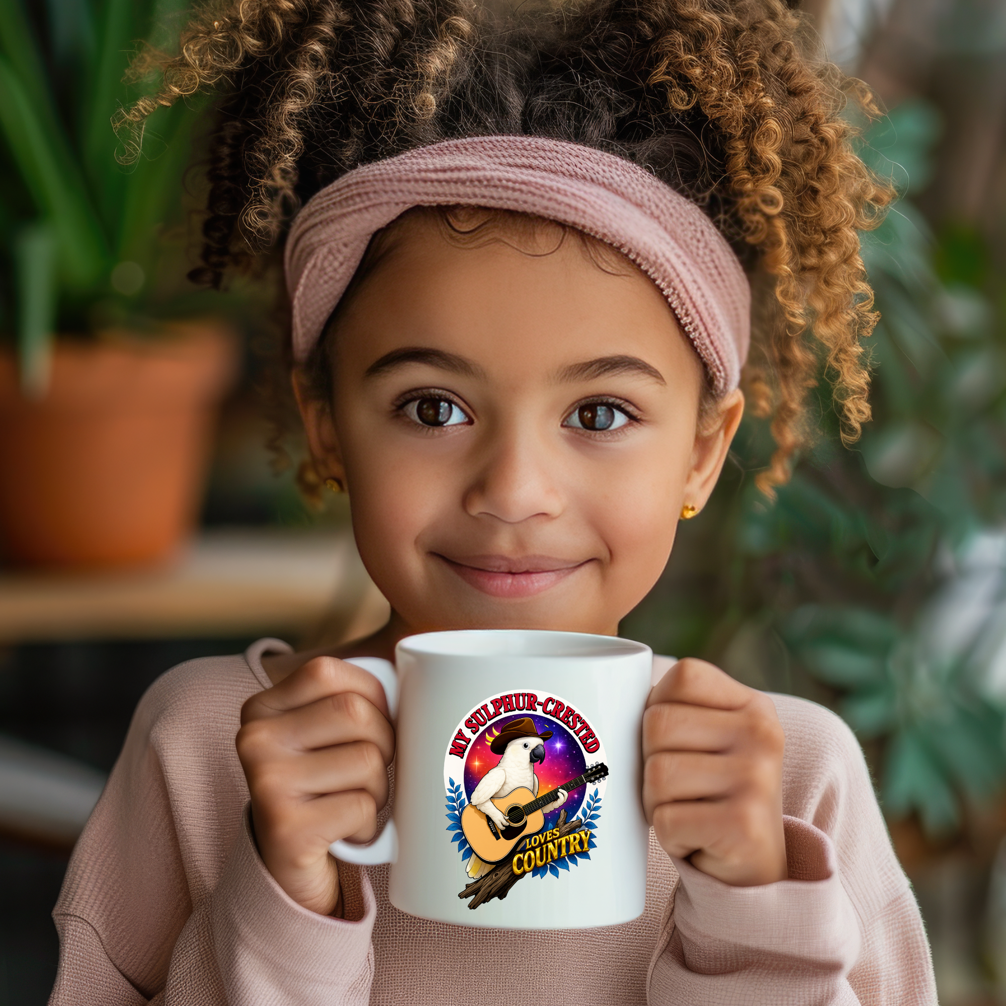 Sulphur-Crested Loves Country Mug