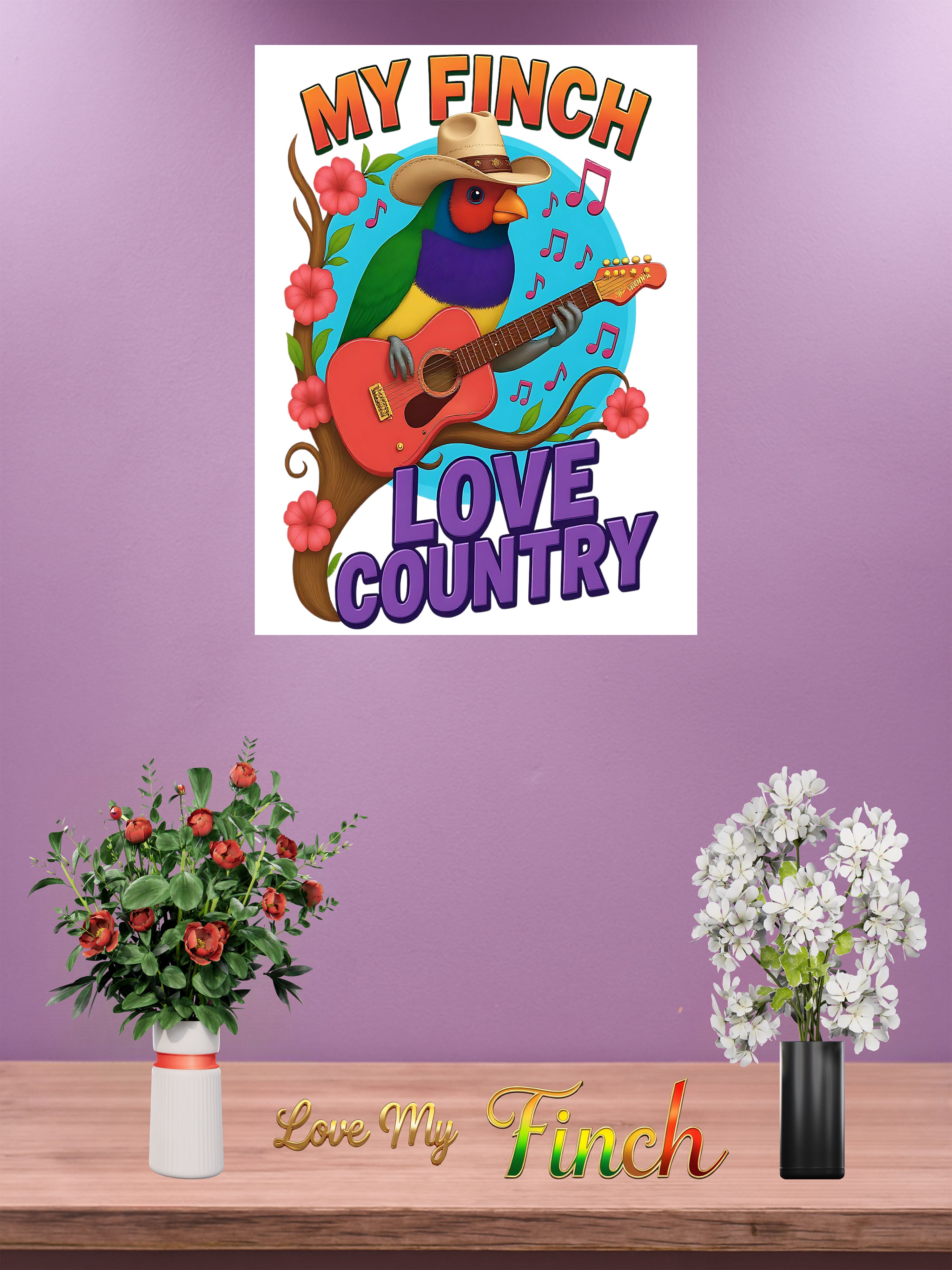 Finch Loves Country Wall-Hanging