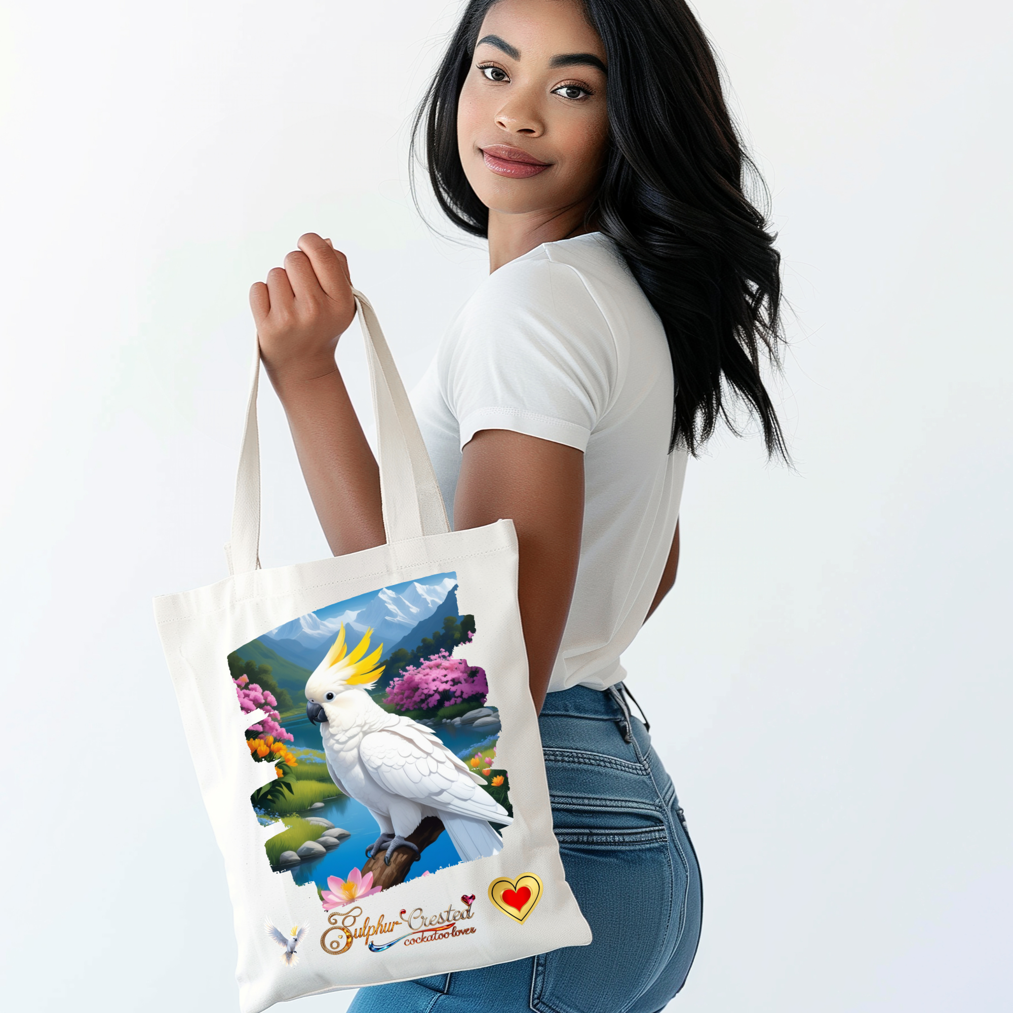 Sulphur-Crested Cockatoo Lover Tote Bag