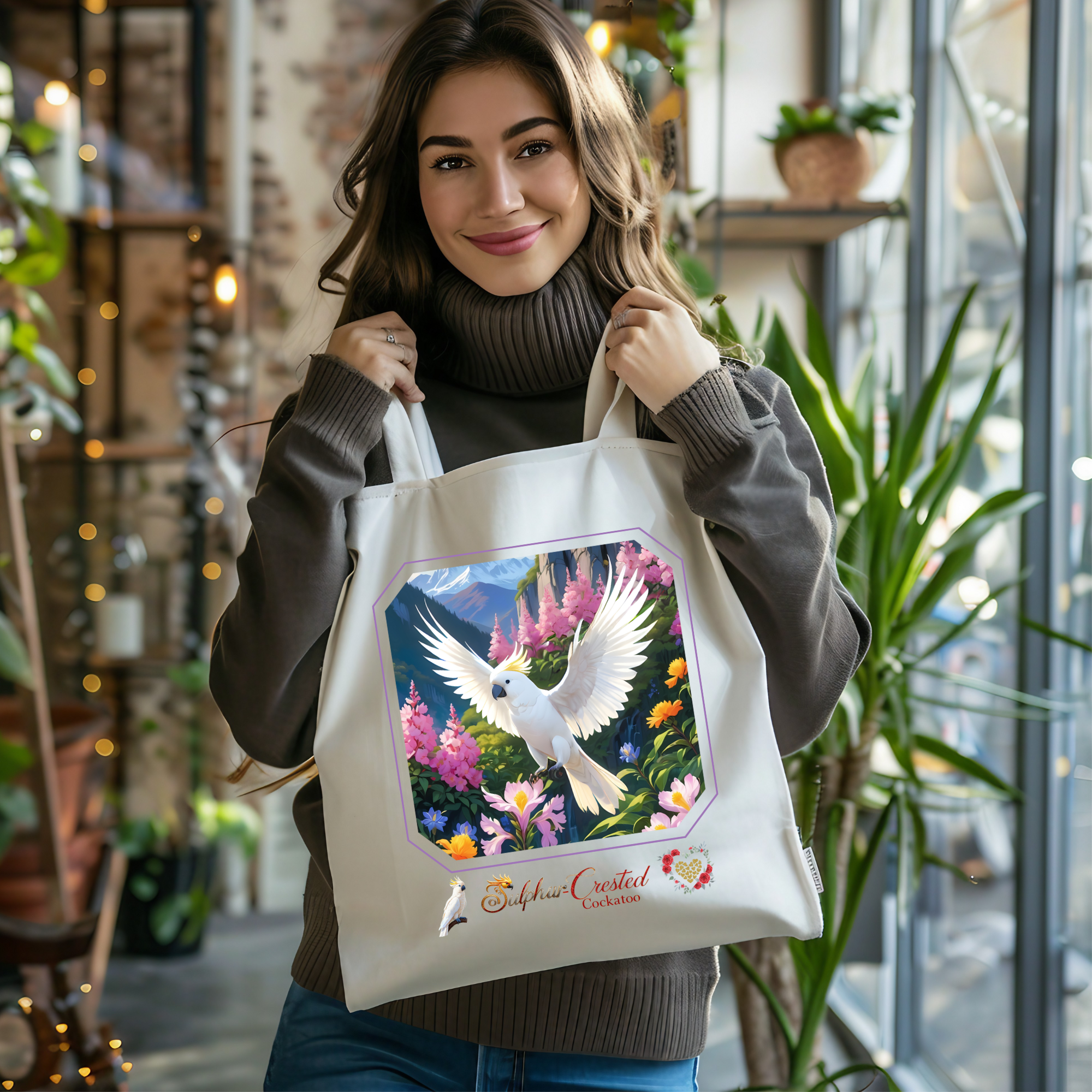 White Sulphur-Crested Cockatoo Tote Bag