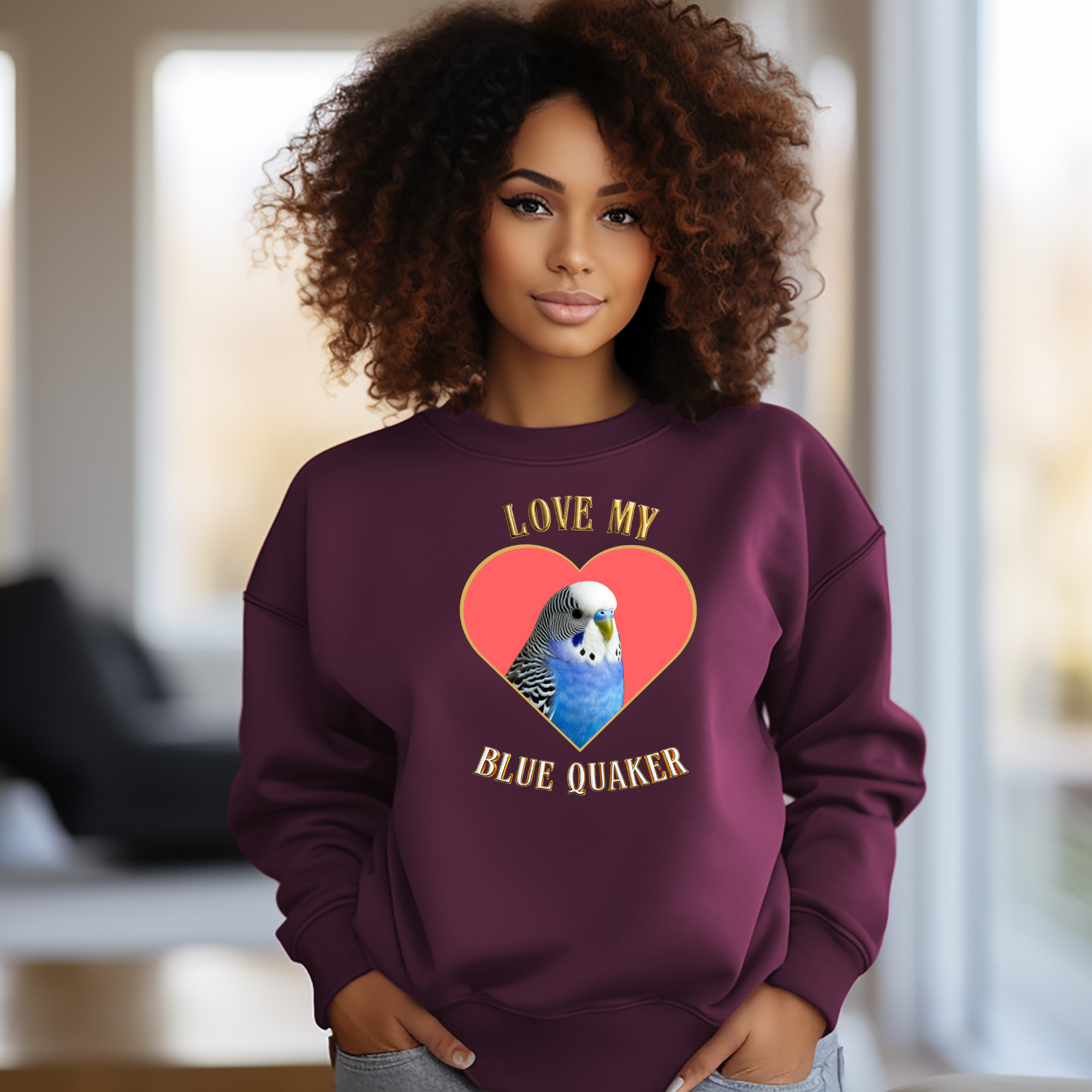 Blue Budgie Sweatshirt