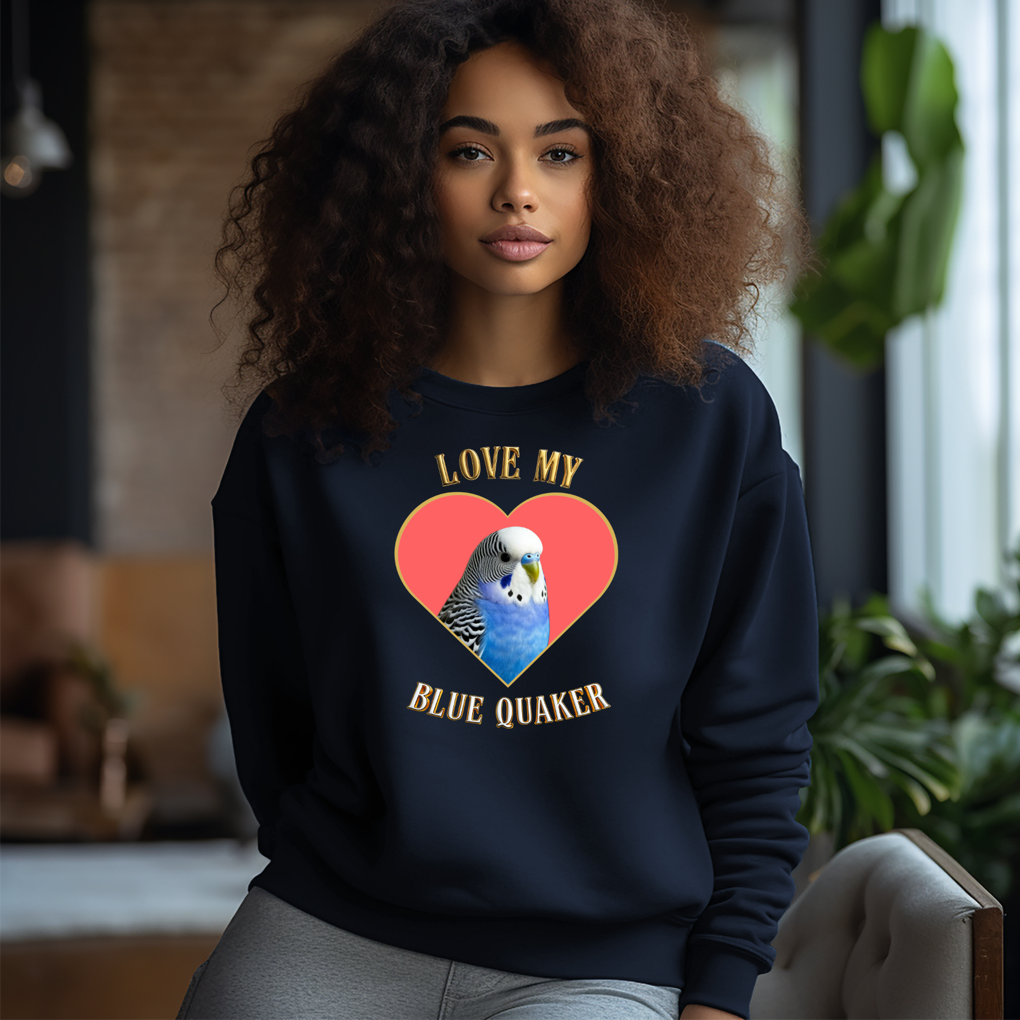 Blue Budgie Sweatshirt