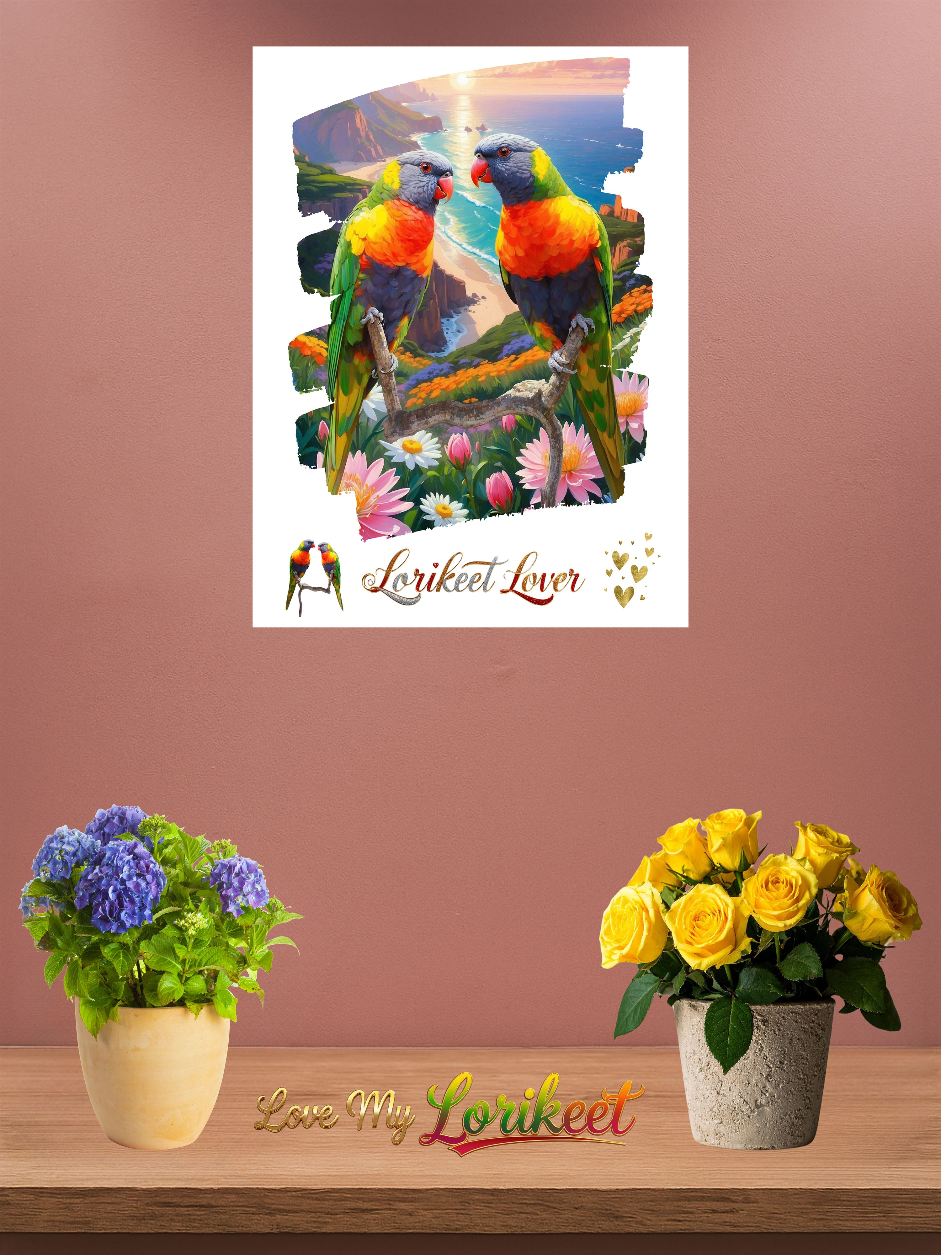 Rainbow Lorikeet Lover Wall-Hanging