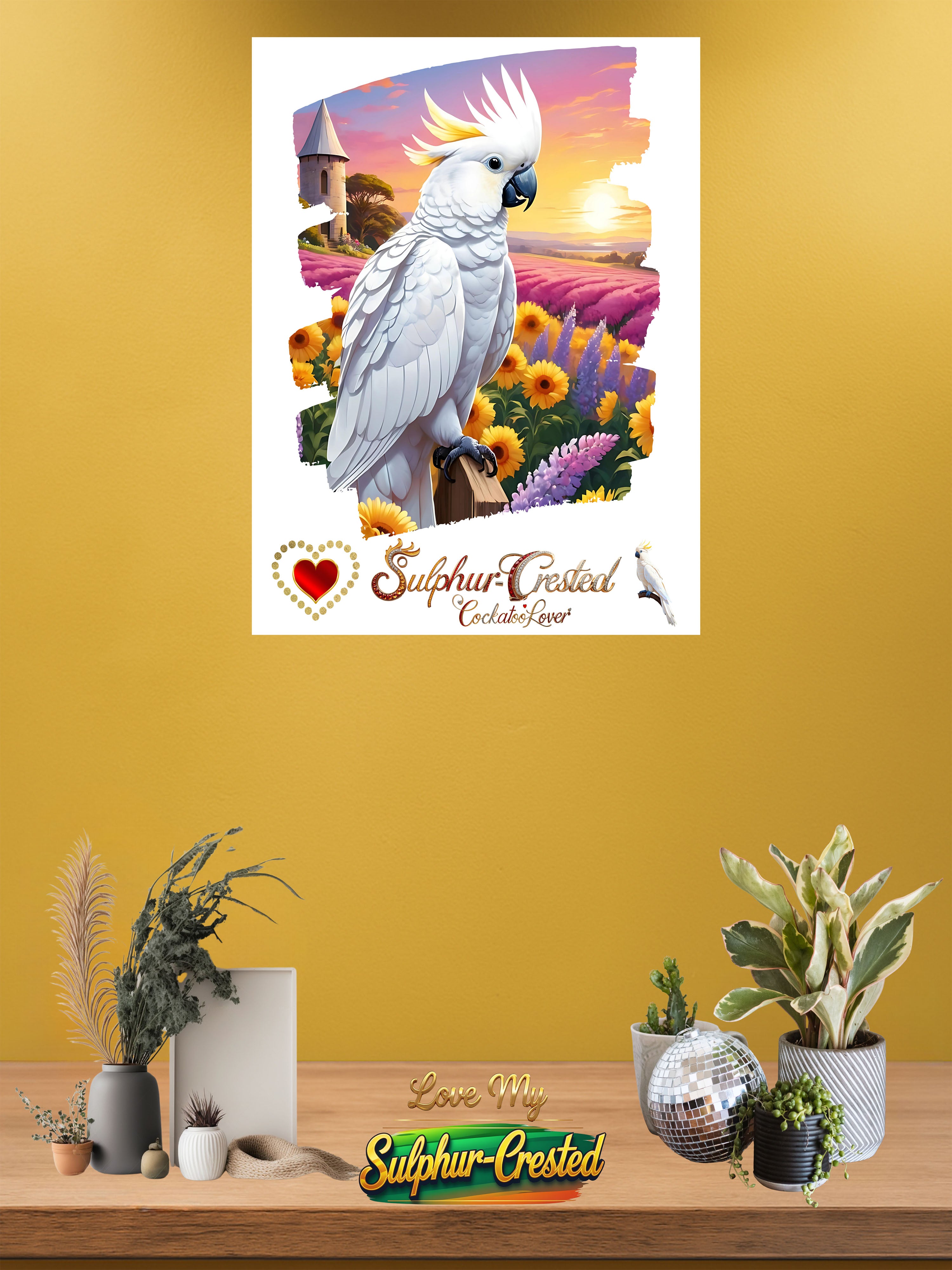 Sulphur Crested Cockatoo Lover Wall-Hanging