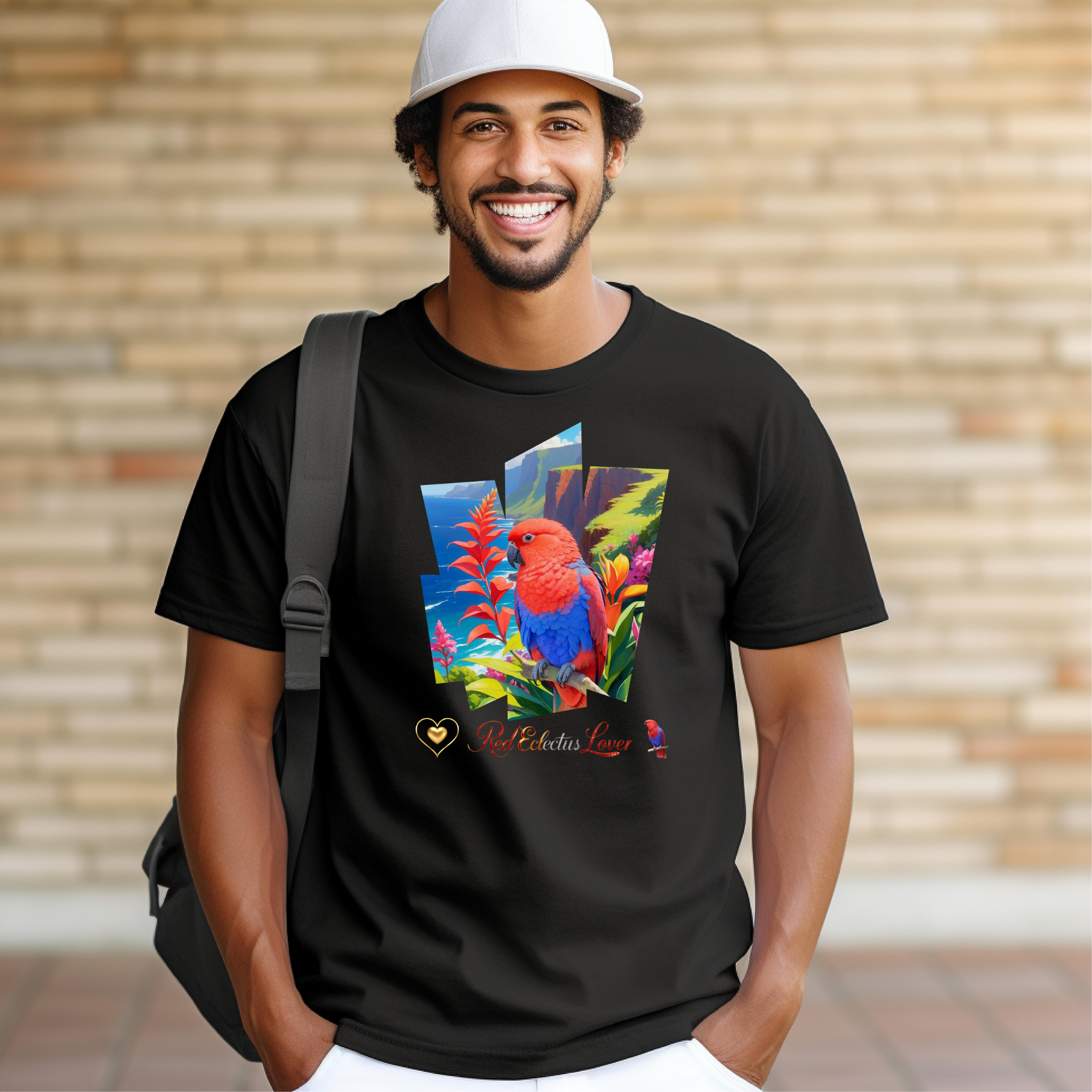 Colorful Red Eclectus Lover T-Shirt