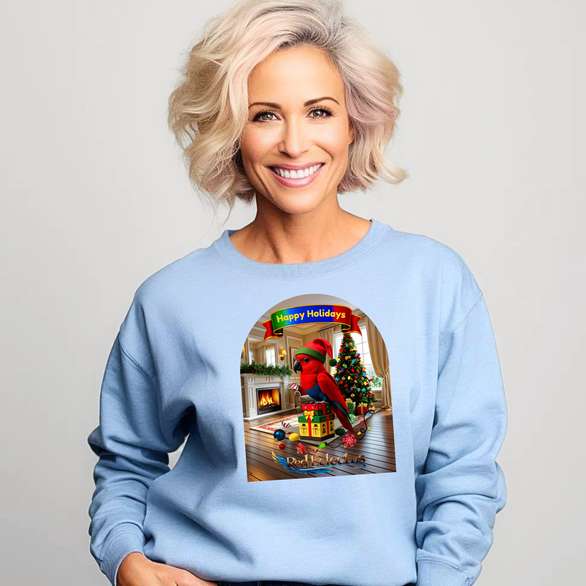 Red Eclectus Sweatshirt